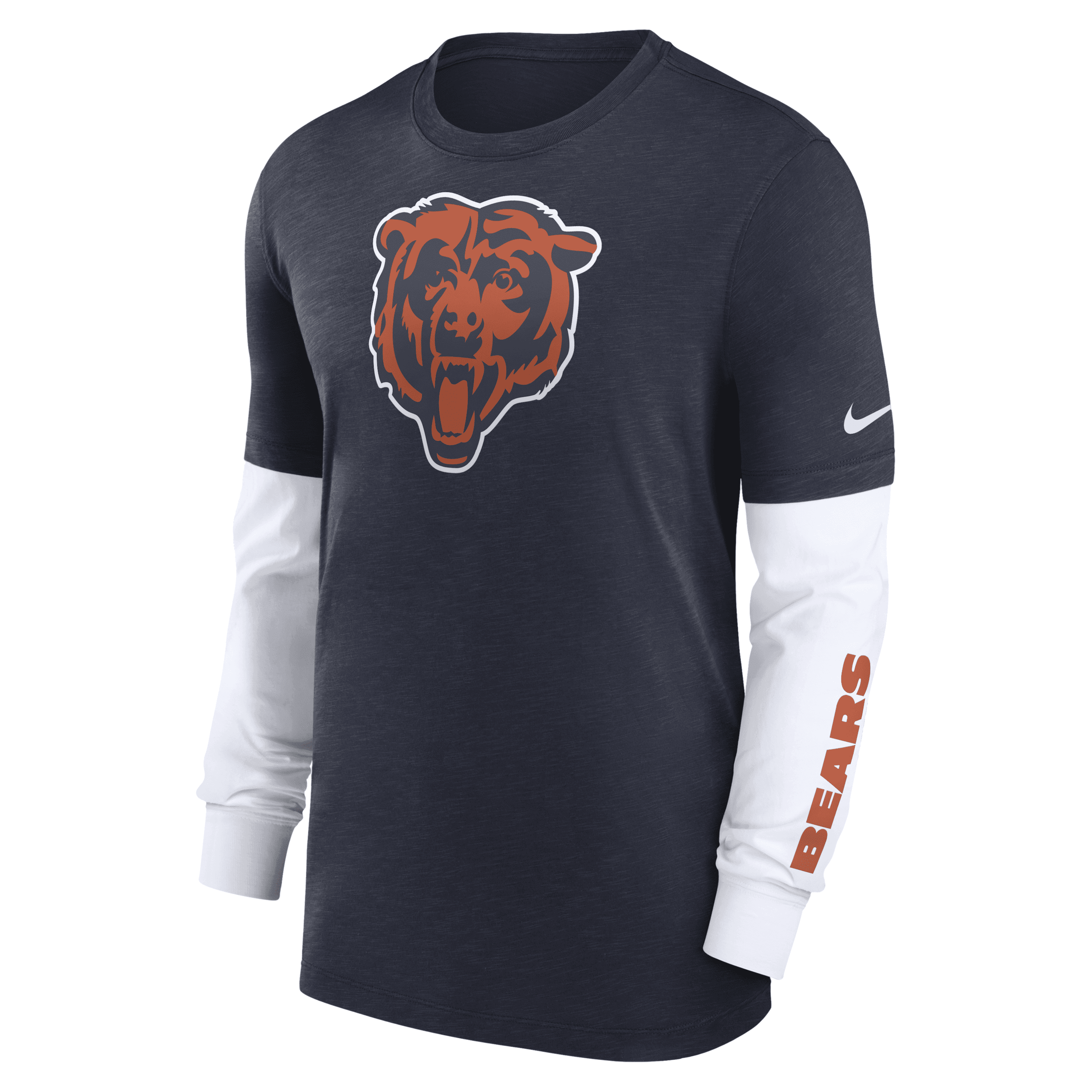 Chicago Bears Nike Men's NFL Long-Sleeve Top in Blue, Size: Medium | 00BY01TK7Q-05G