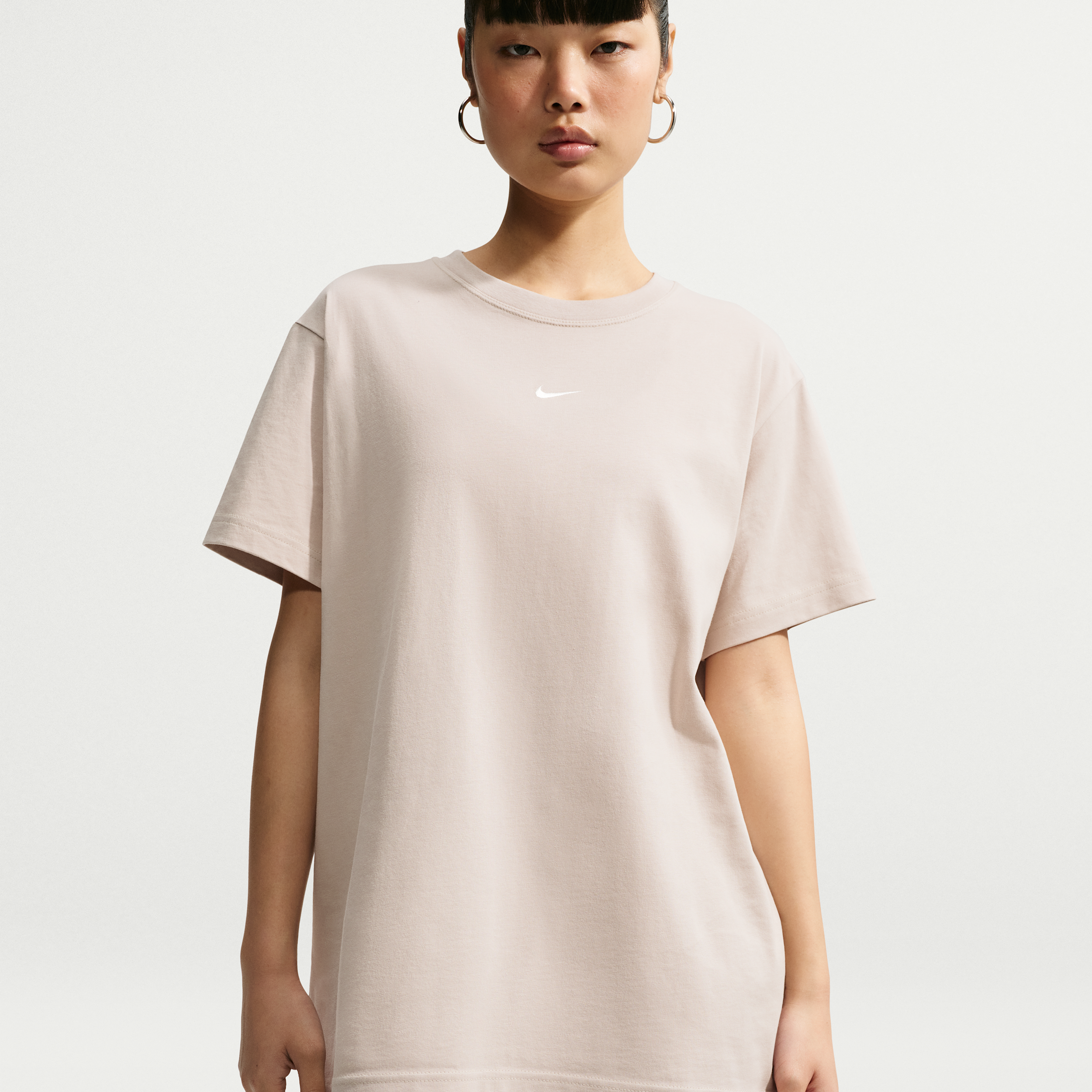Women's Nike Sportswear Classic Oversized T-Shirt in Brown | IH7601-236