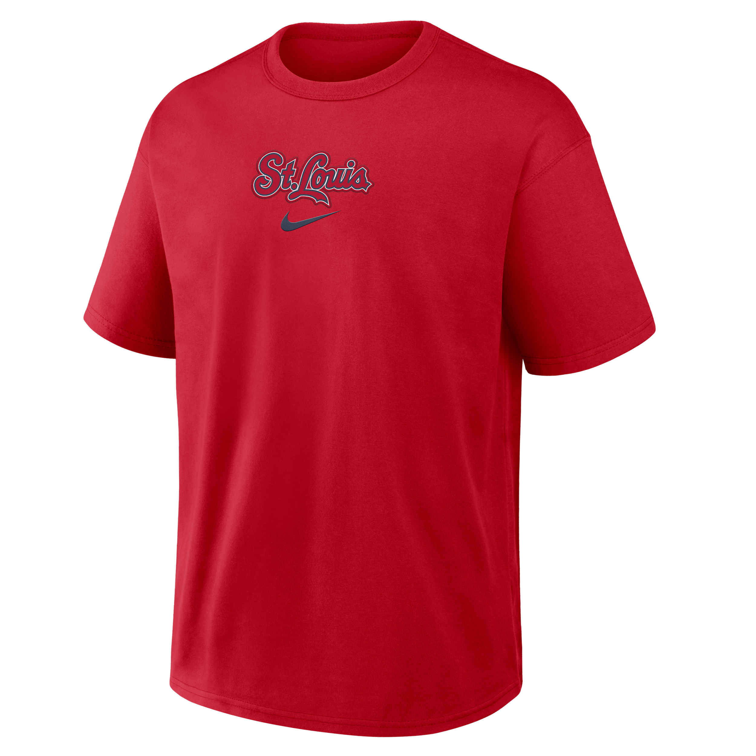 St. Louis Cardinals City Name Max90 Nike Men's MLB T-Shirt in Red | 04T662QSCN-20N