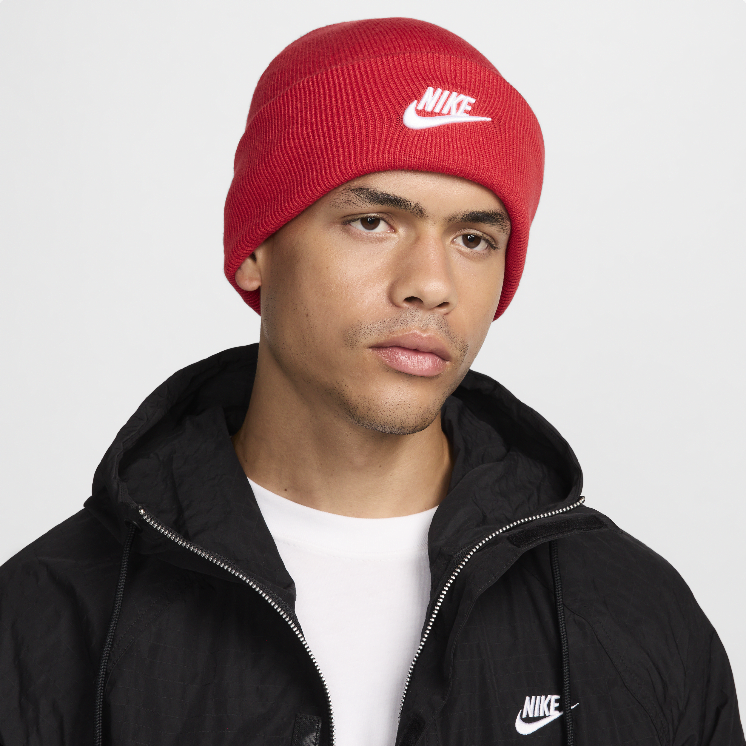 Nike Unisex Peak Futura Beanie In Red