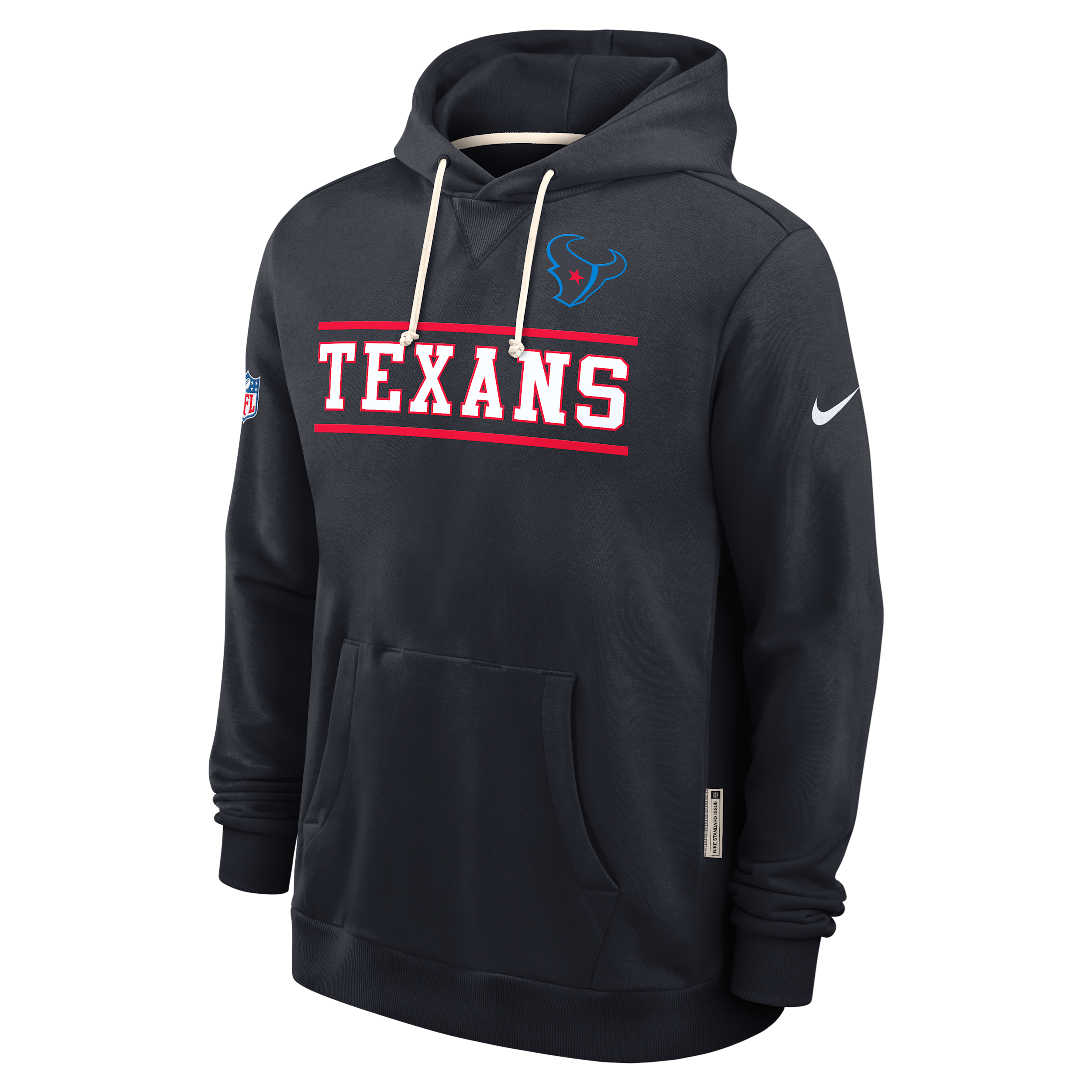 Houston Texans Alt Standard Issue Nike Men's Dri-FIT NFL Pullover Hoodie in Blue | 03AZ4FA9H-PT1