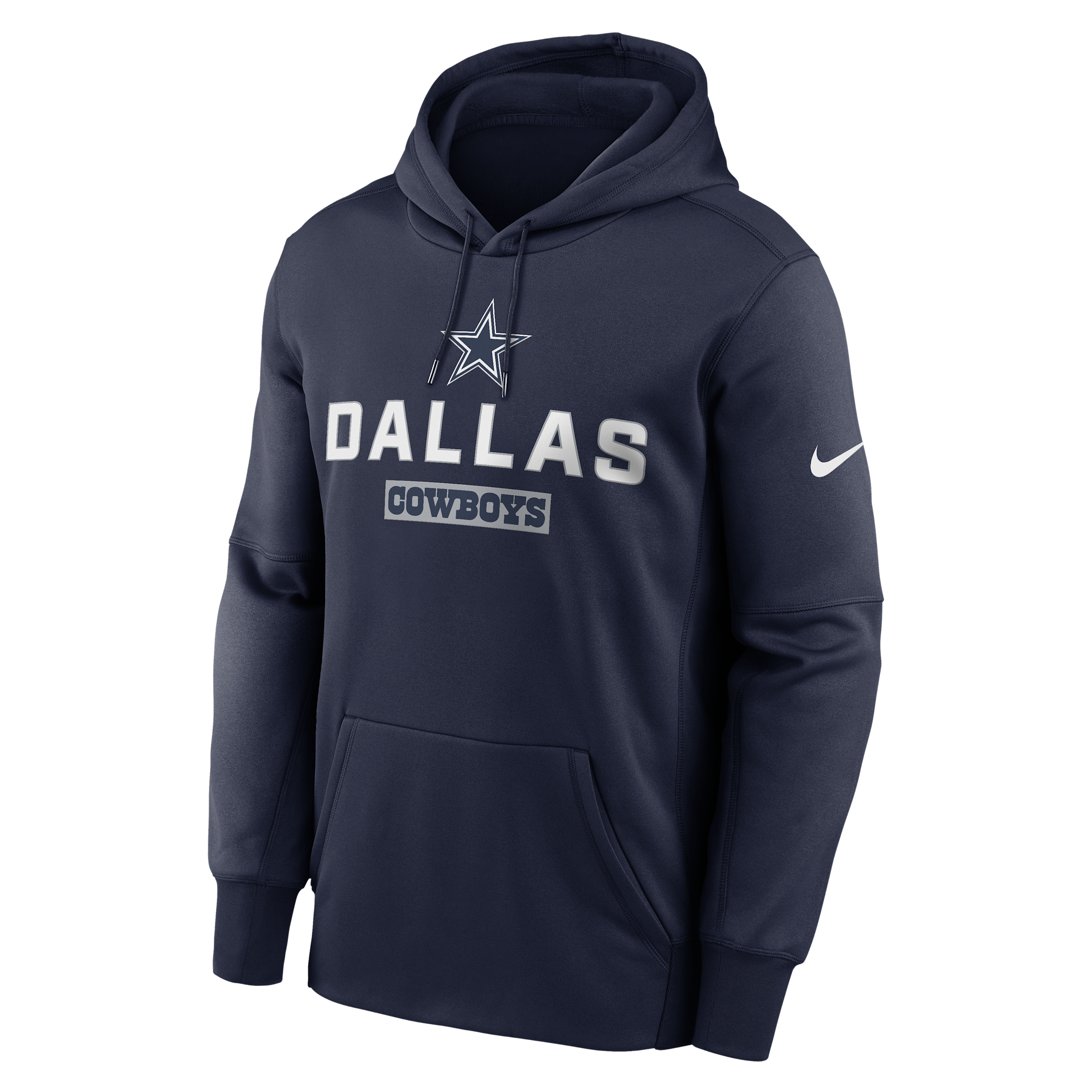 Nike Men's Dallas Cowboys Toss Sweep Menâs  Therma Nfl Pullover Hoodie In Blue