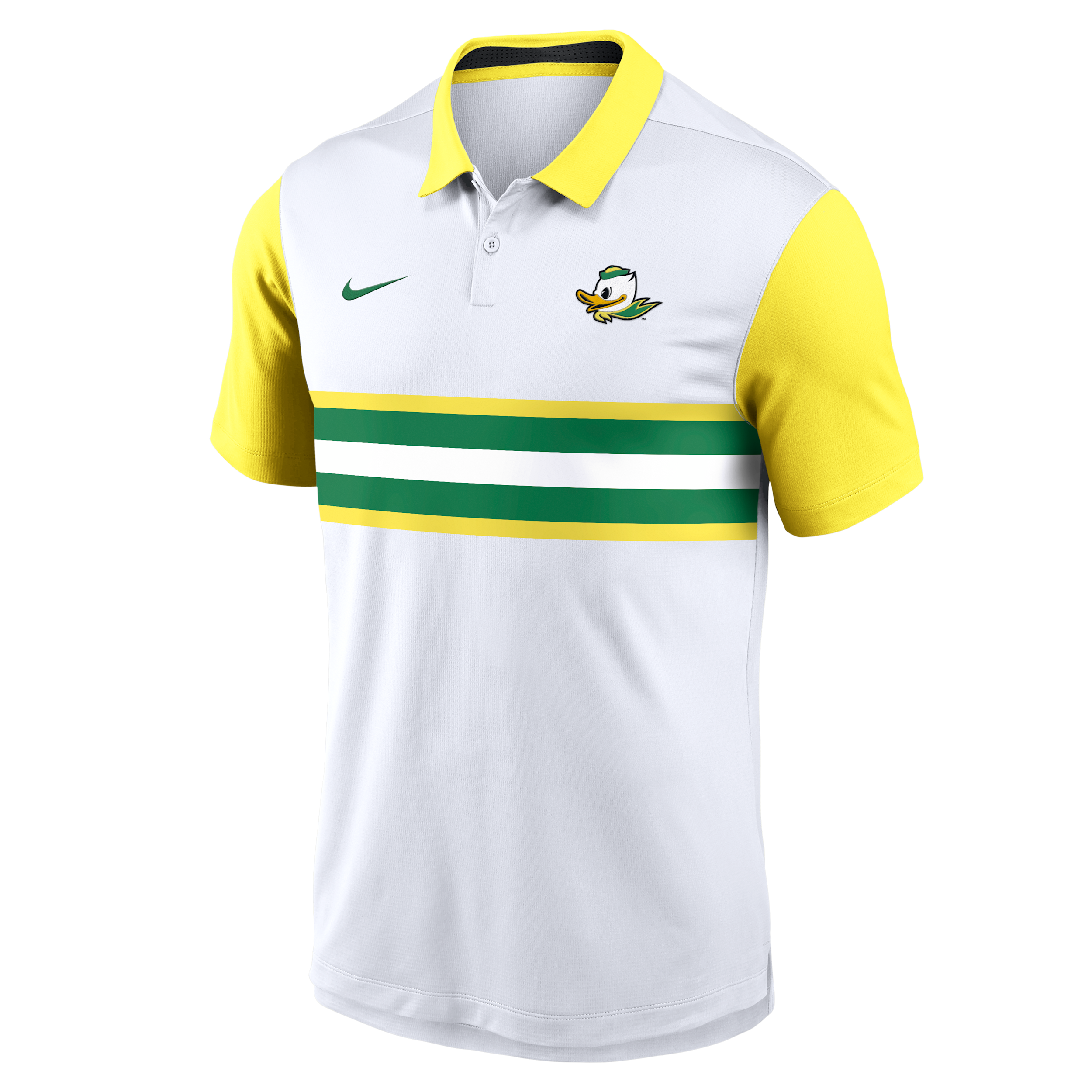 Nike Oregon Athletic Prep Vapor Alt Logo Men's Dri-fit College Polo In White
