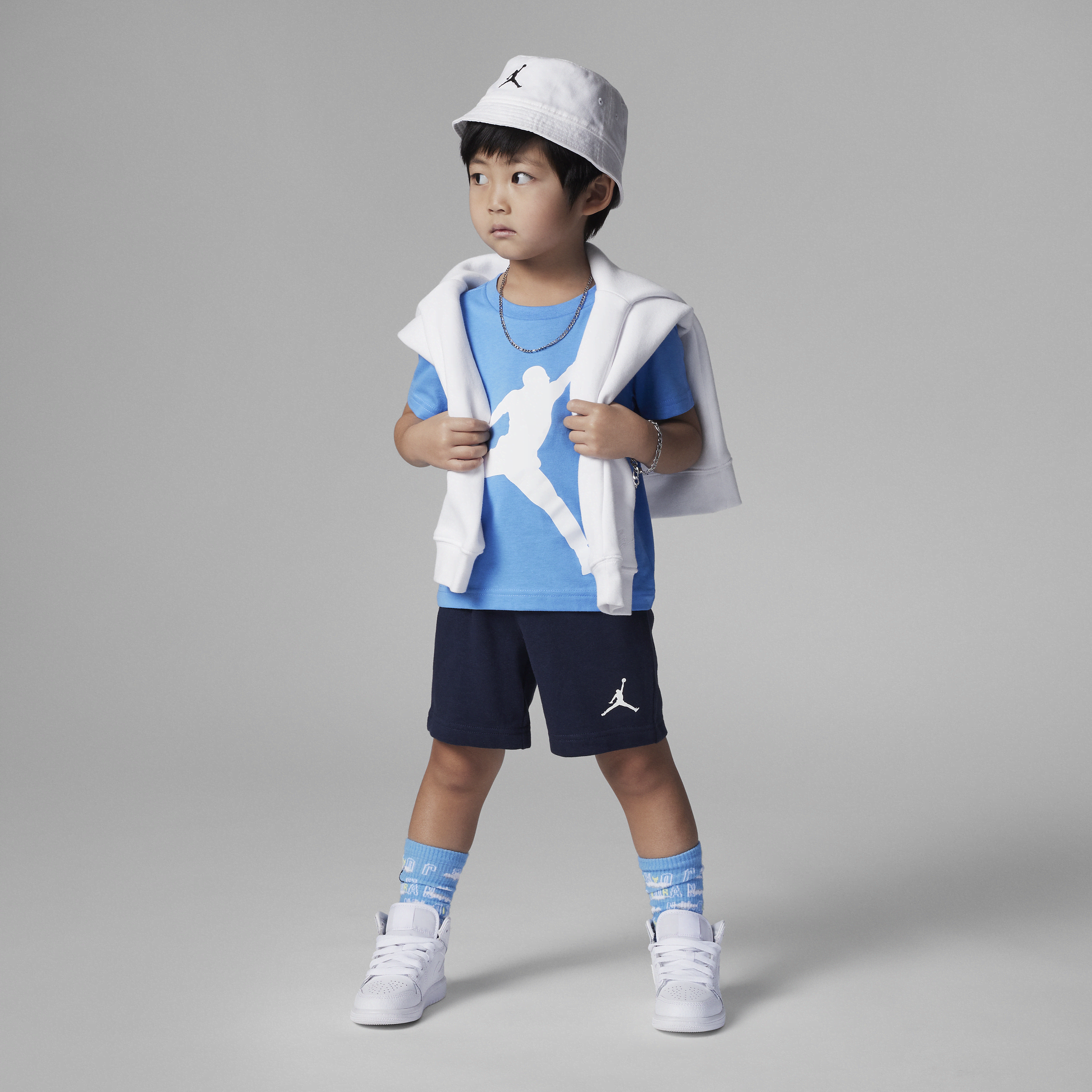 Jordan Babies' Jumbo Jumpman Shorts Set Toddler Set In Blue