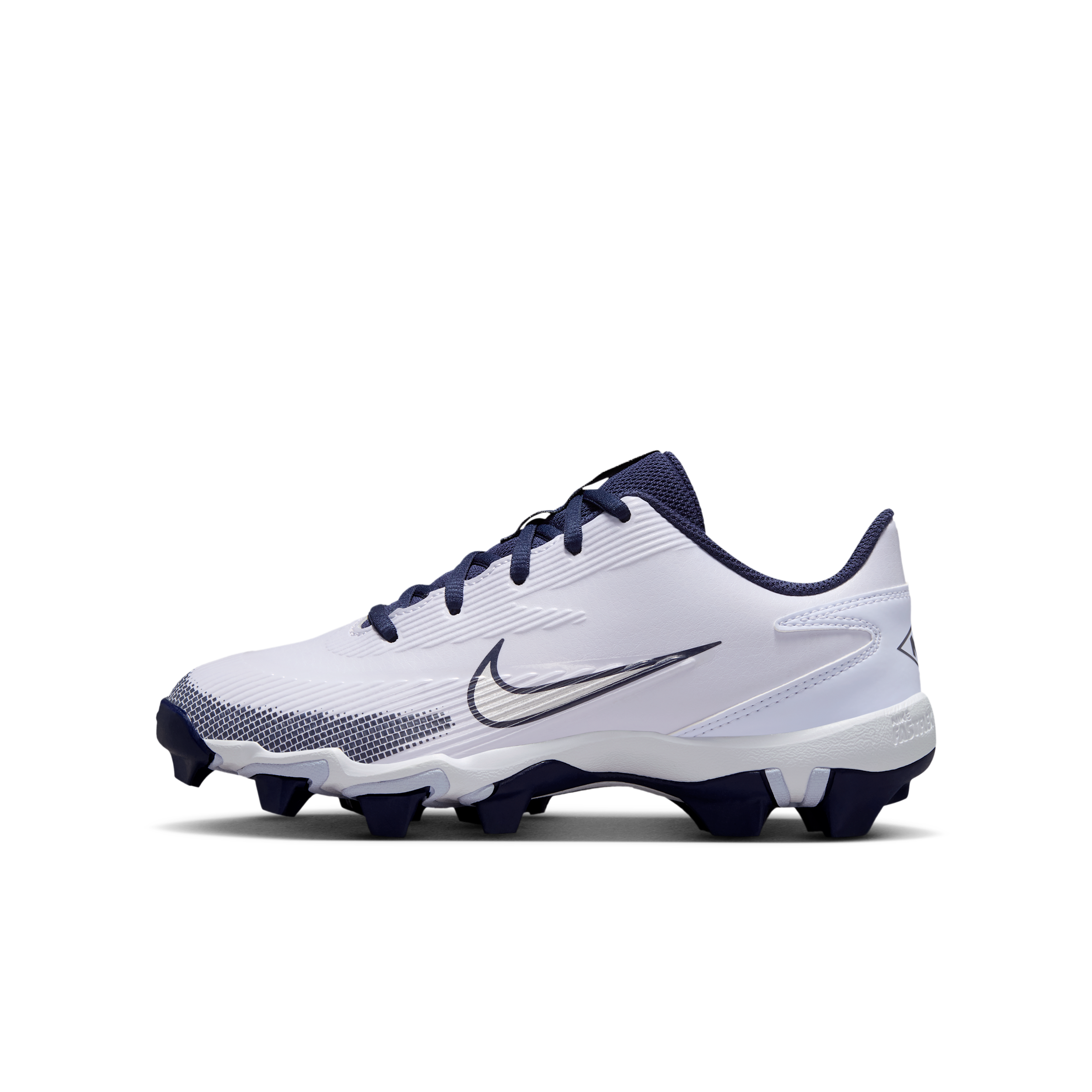 Nike Kids' Diamond Clutch RM Softball Cleats, Size 4.5, Purple/Silver