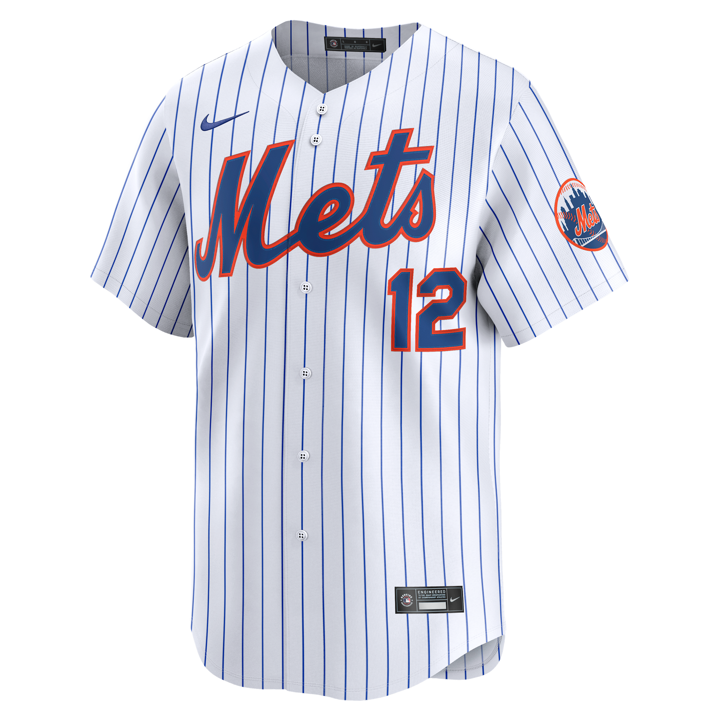 Francisco Lindor New York Mets Nike Men's Dri-FIT MLB Limited Jersey in White | LM25NMHONM9-8U0