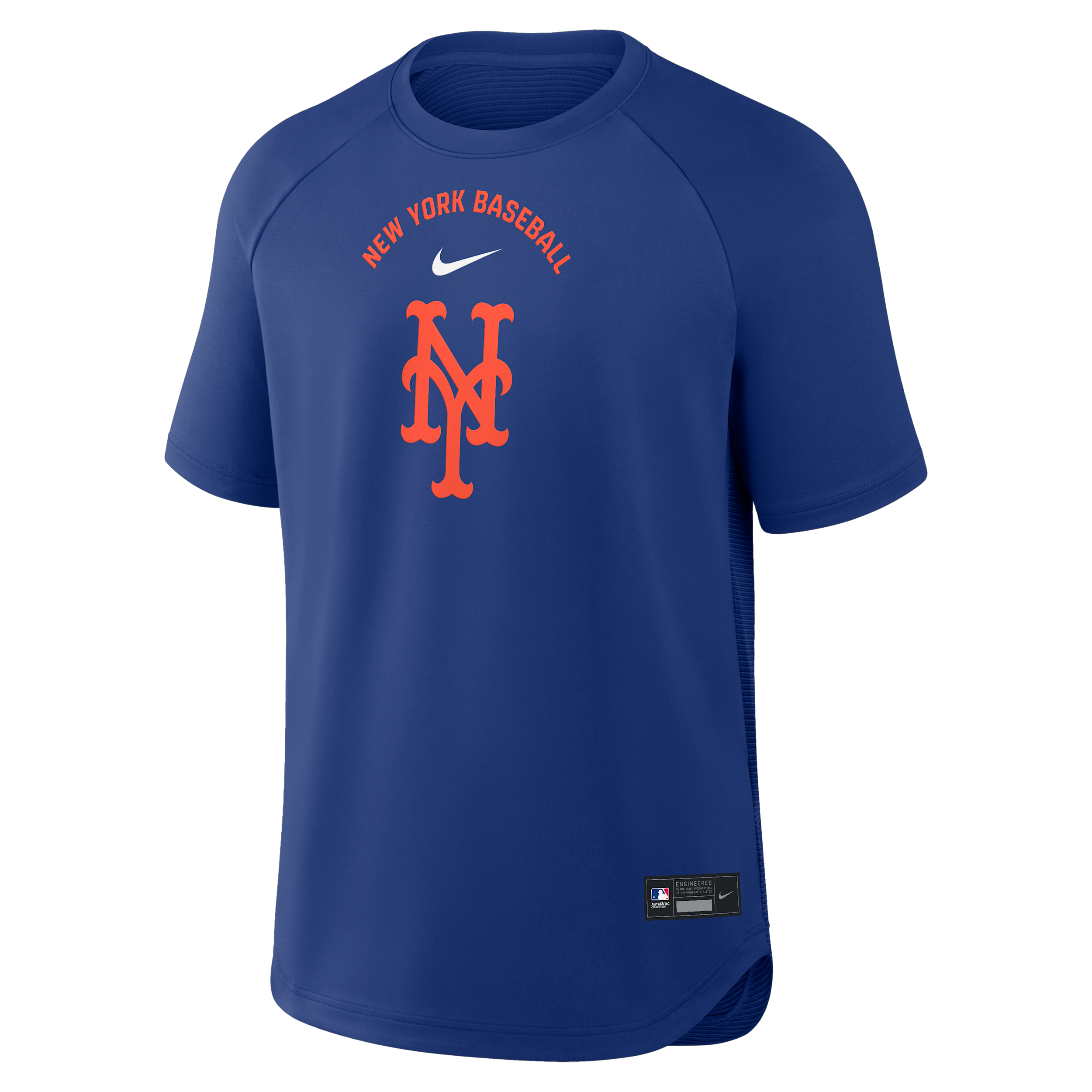 New York Mets Authentic Collection Batting Practice Pregame Nike Men's Dri-FIT MLB Top in Blue | 04HG11TUNME-7DX
