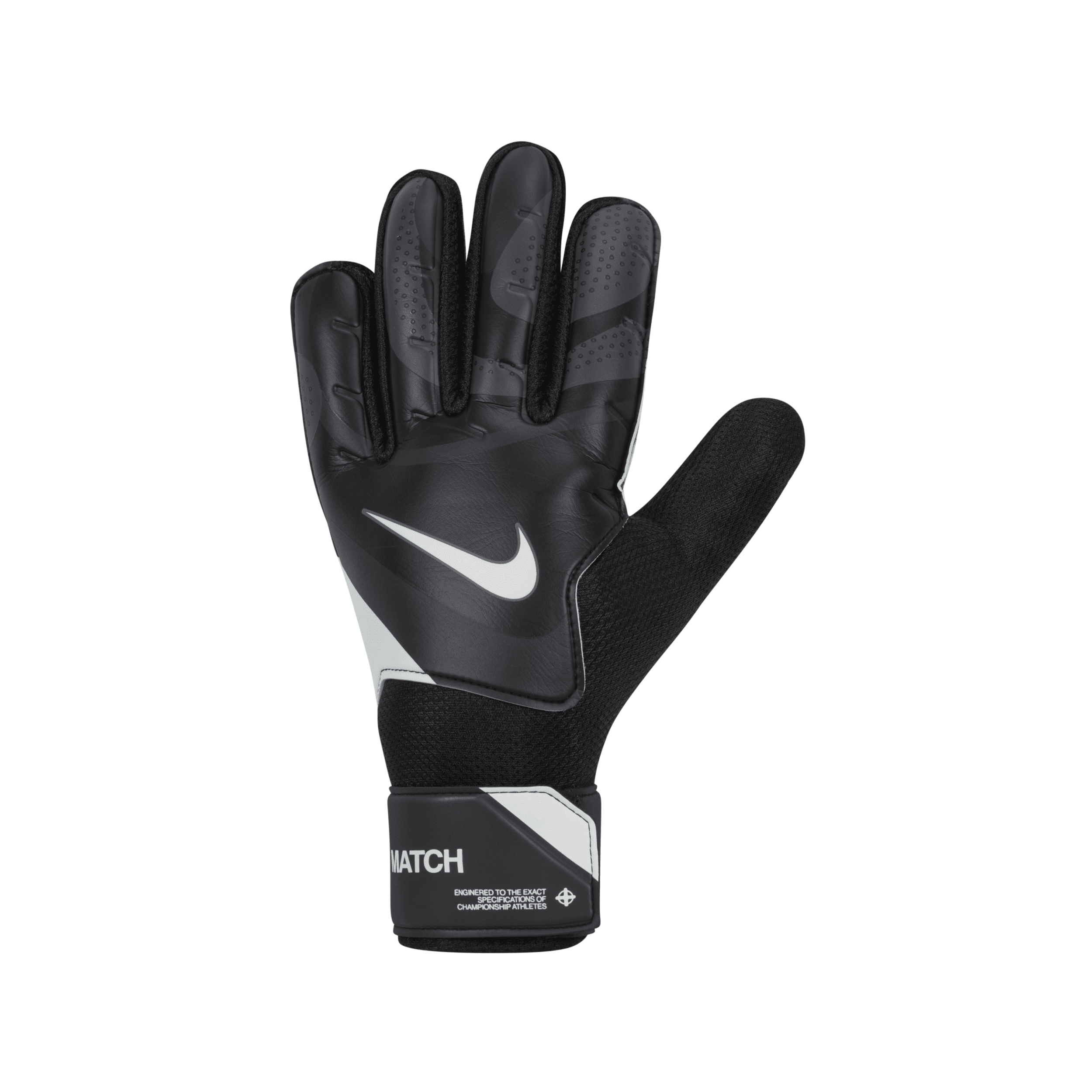 Nike Unisex Match Soccer Goalkeeper Gloves In Black