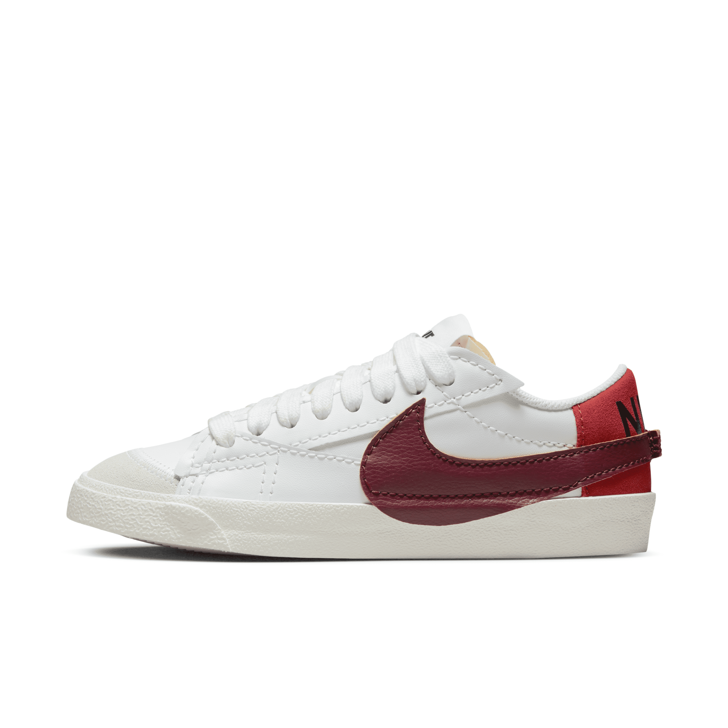 Nike Women's Blazer Low '77 Jumbo Shoes In White