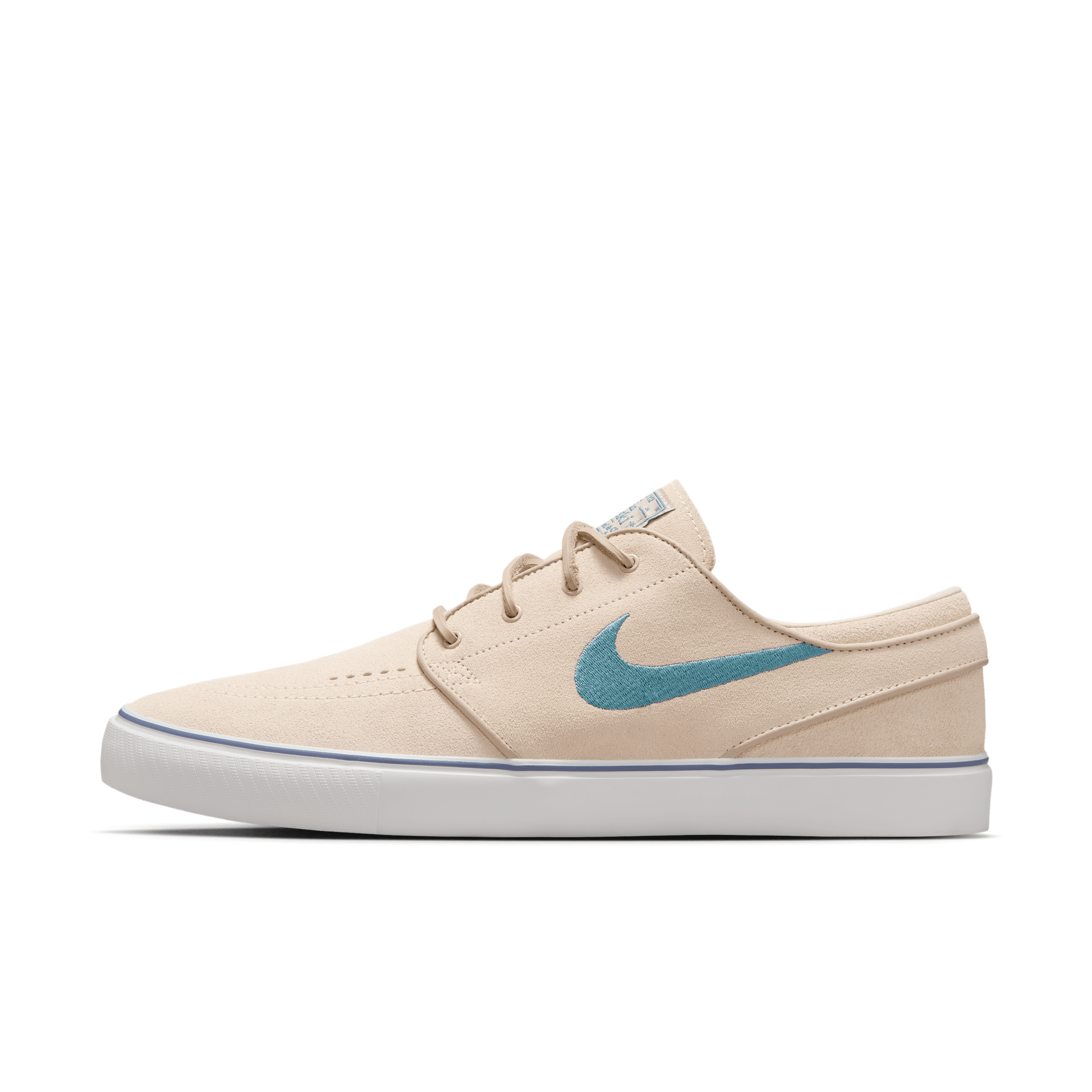 Nike Men's Sb Zoom Janoski Og+ Sneaker In Sanddrift Smokey Blue In Brown