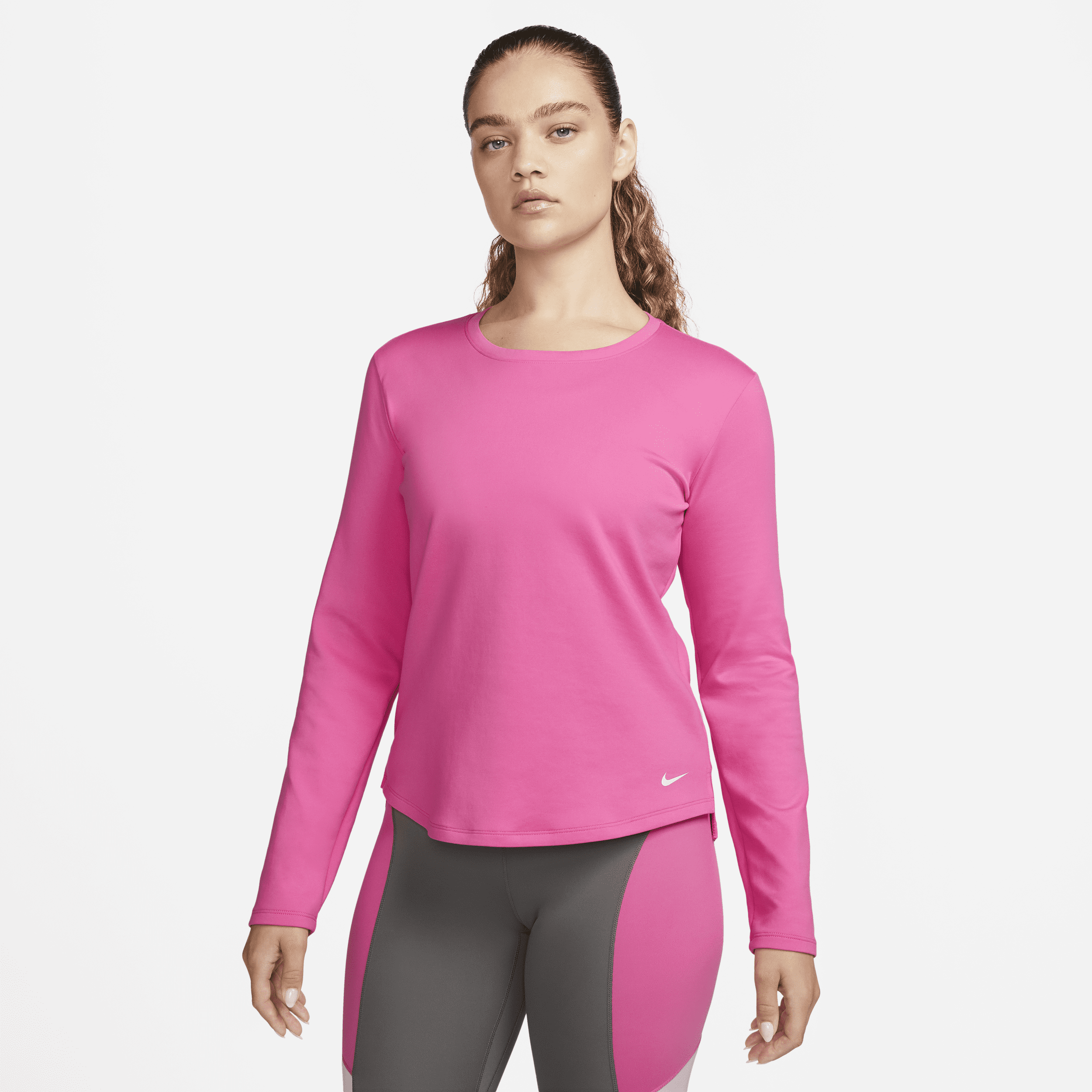 Nike Women's Therma-fit One Long-sleeve Top In Pink