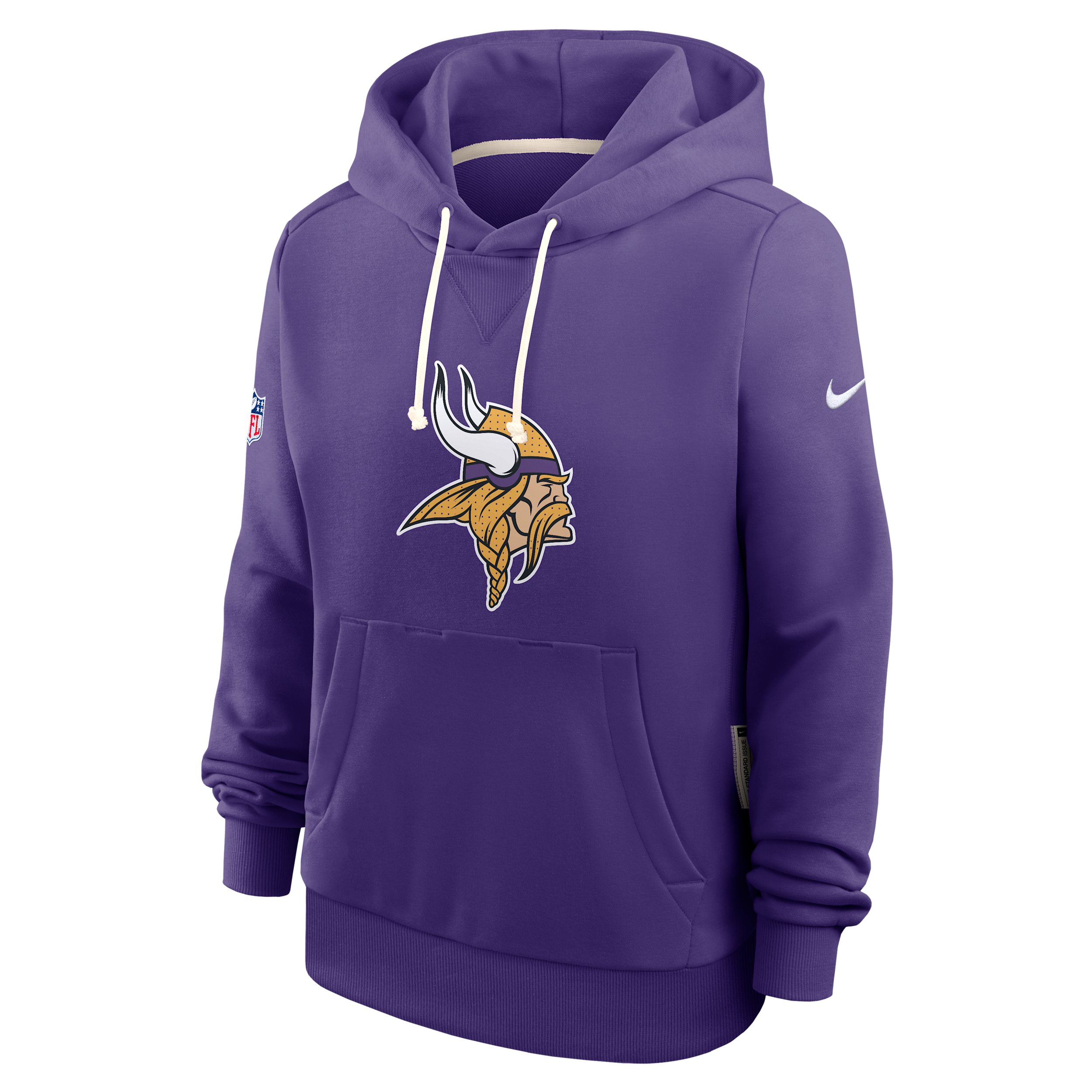 Nike Minnesota Vikings Sideline Women's Dri-fit Nfl Pullover Hoodie In Purple