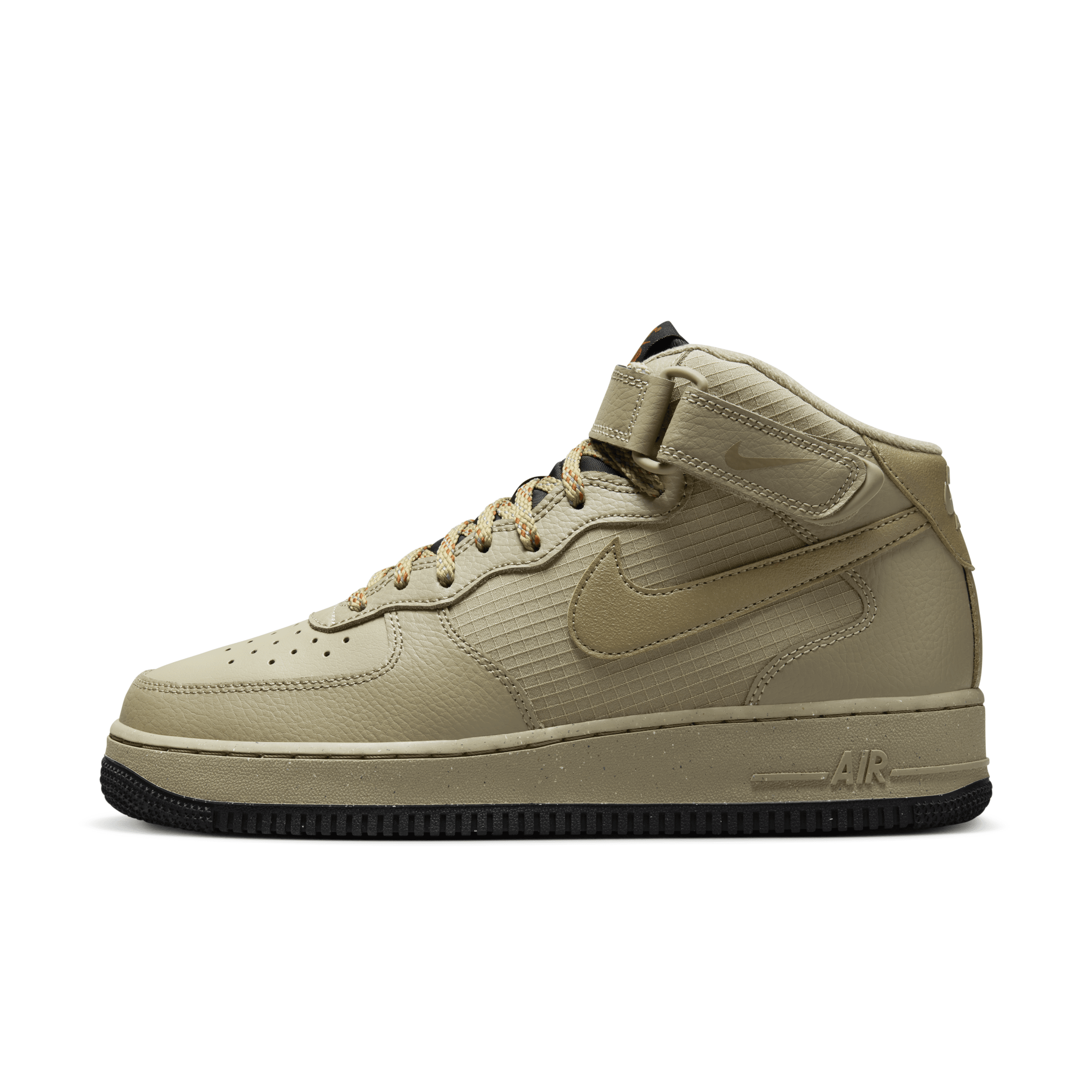 Shop Nike Men's Air Force 1 Mid '07 Shoes In Brown