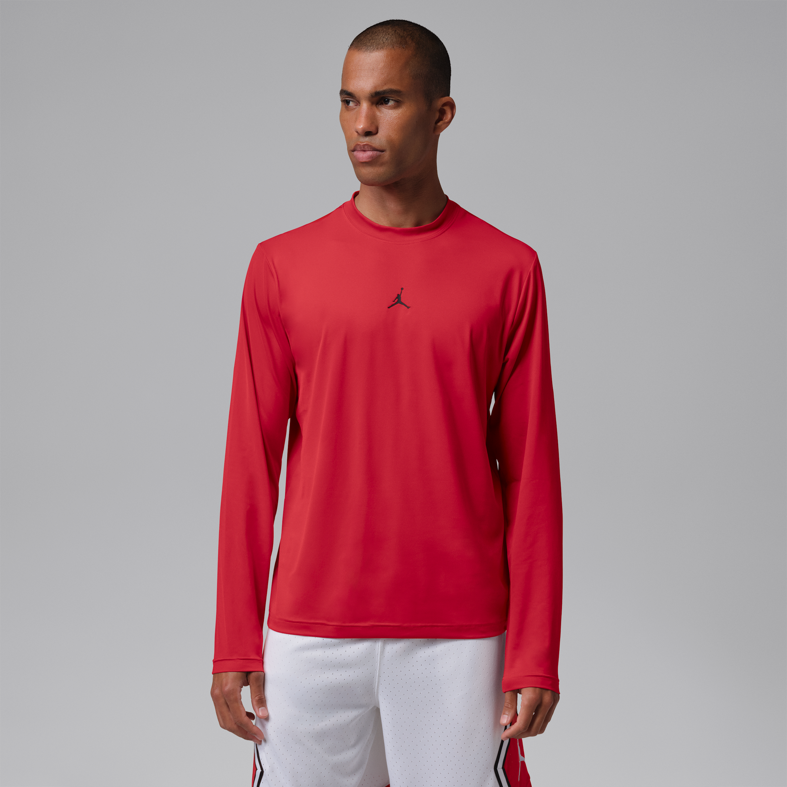 Men's Jordan Sport Essentials Dri-FIT Long-Sleeve Top in Red | IF0887-687