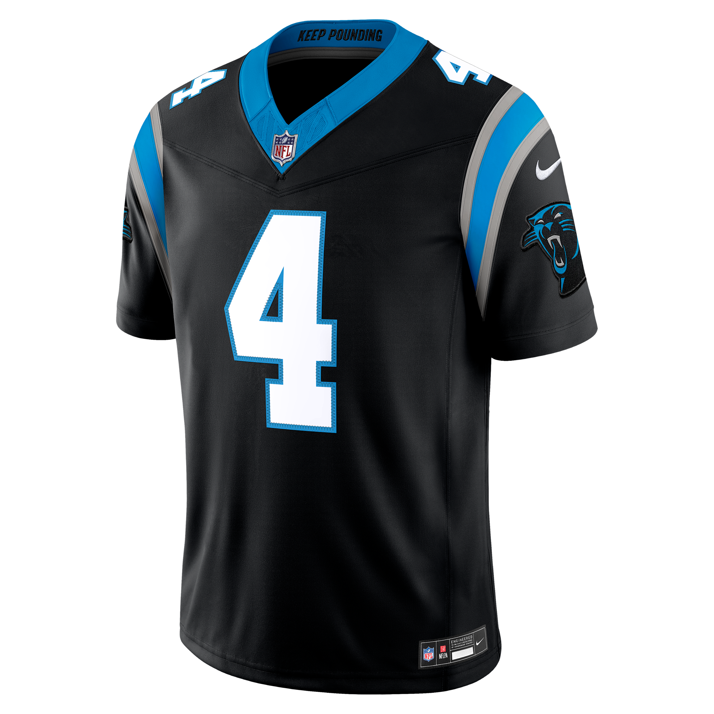 Tetairoa McMillan Carolina Panthers Nike Men's Dri-FIT NFL Stitched Limited Jersey in Black | 37NM02PG9DF-8U2