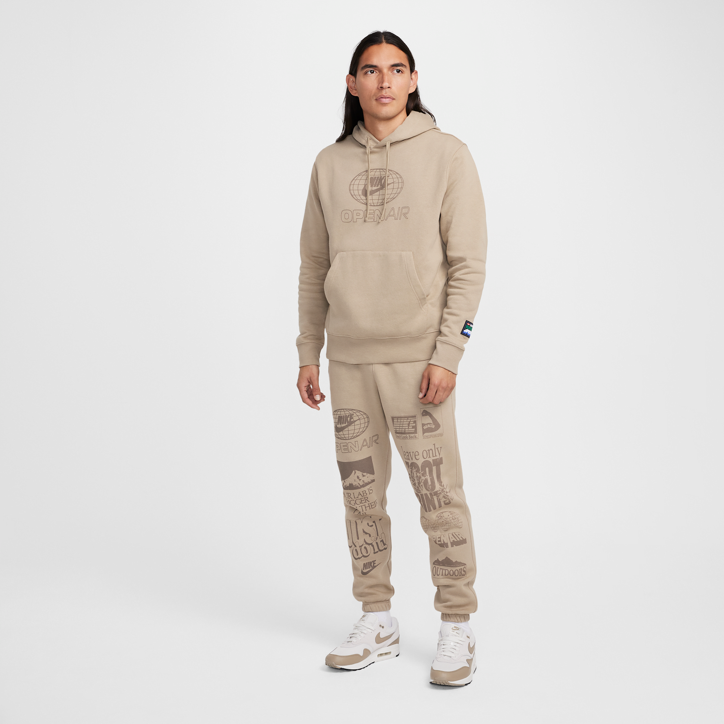 Nike Men's  Sportswear Club Fleece Jogger Pants In Brown