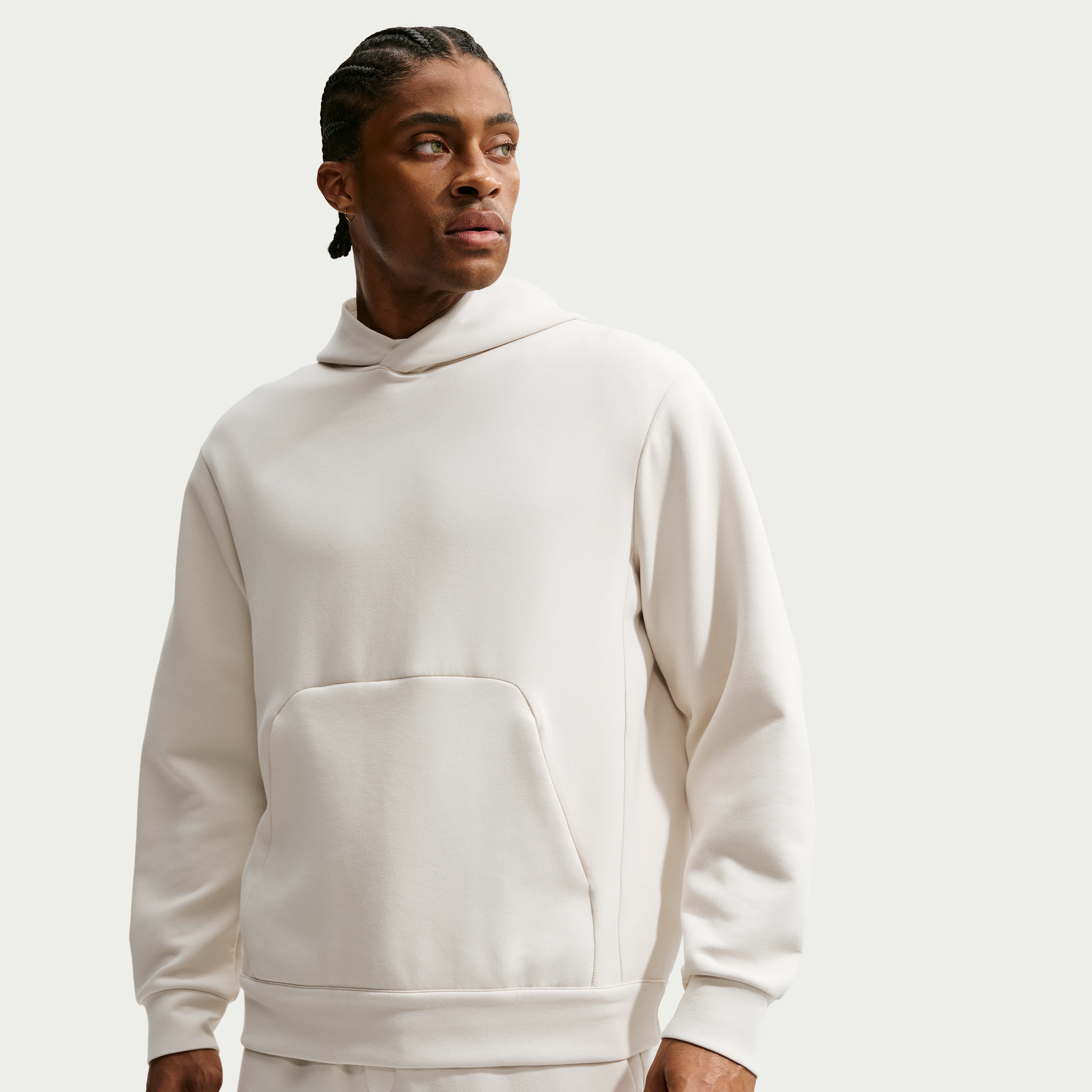 Nike Men's 24.7 ImpossiblySoft Dri-FIT Pullover Hoodie in Brown | IR8807-104