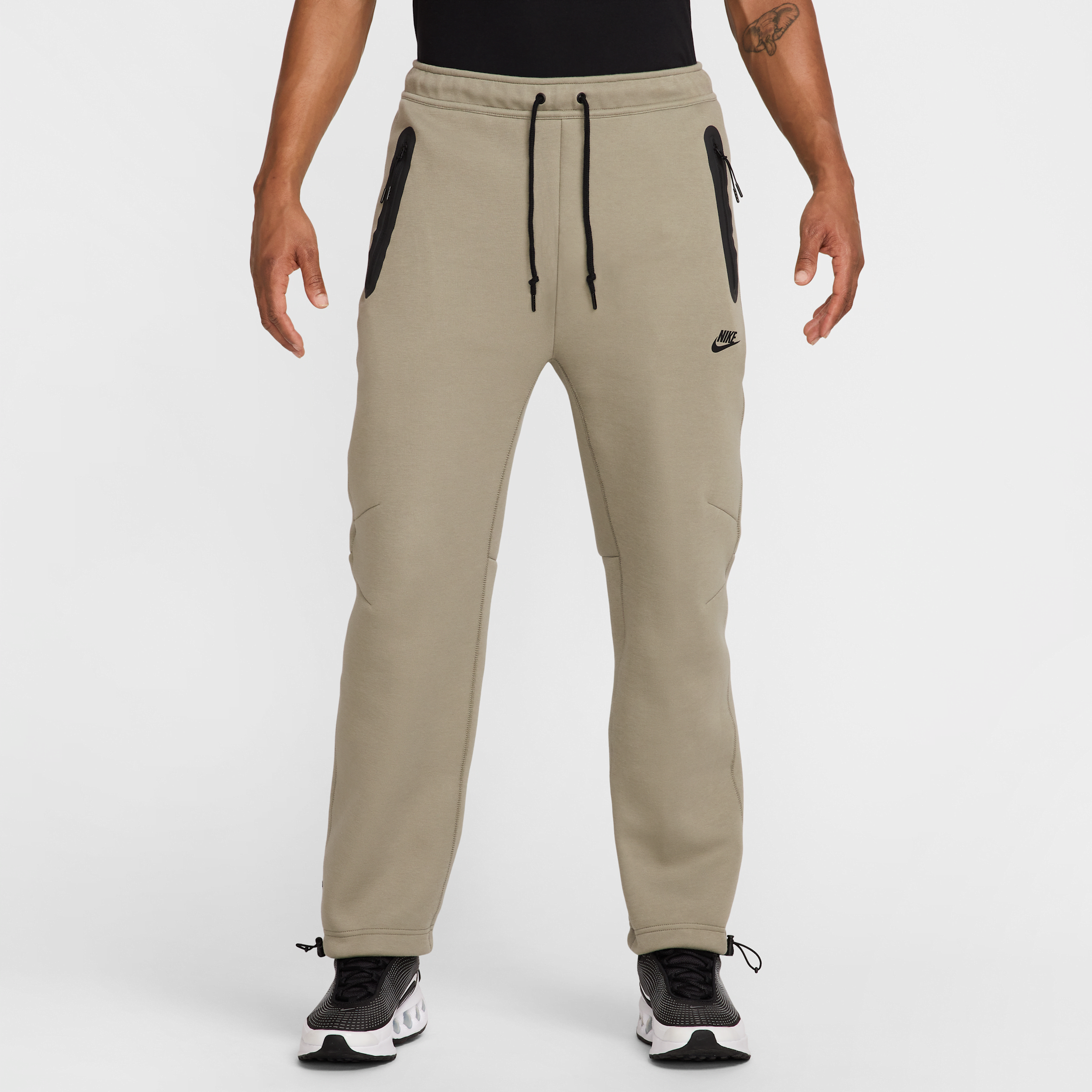 Nike Men's Tech Fleece Open-hem Pants In Green