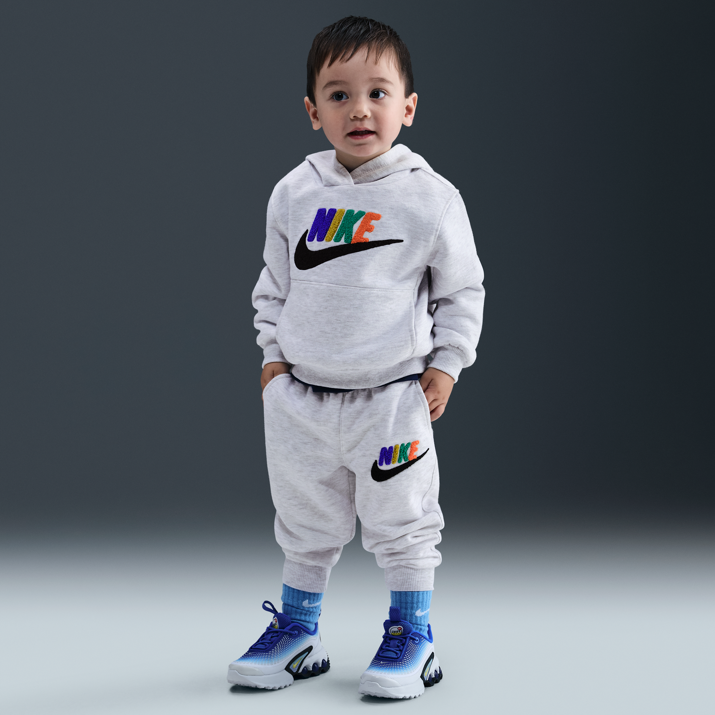 Nike Club Toddler Chenille Jogger Pants In White