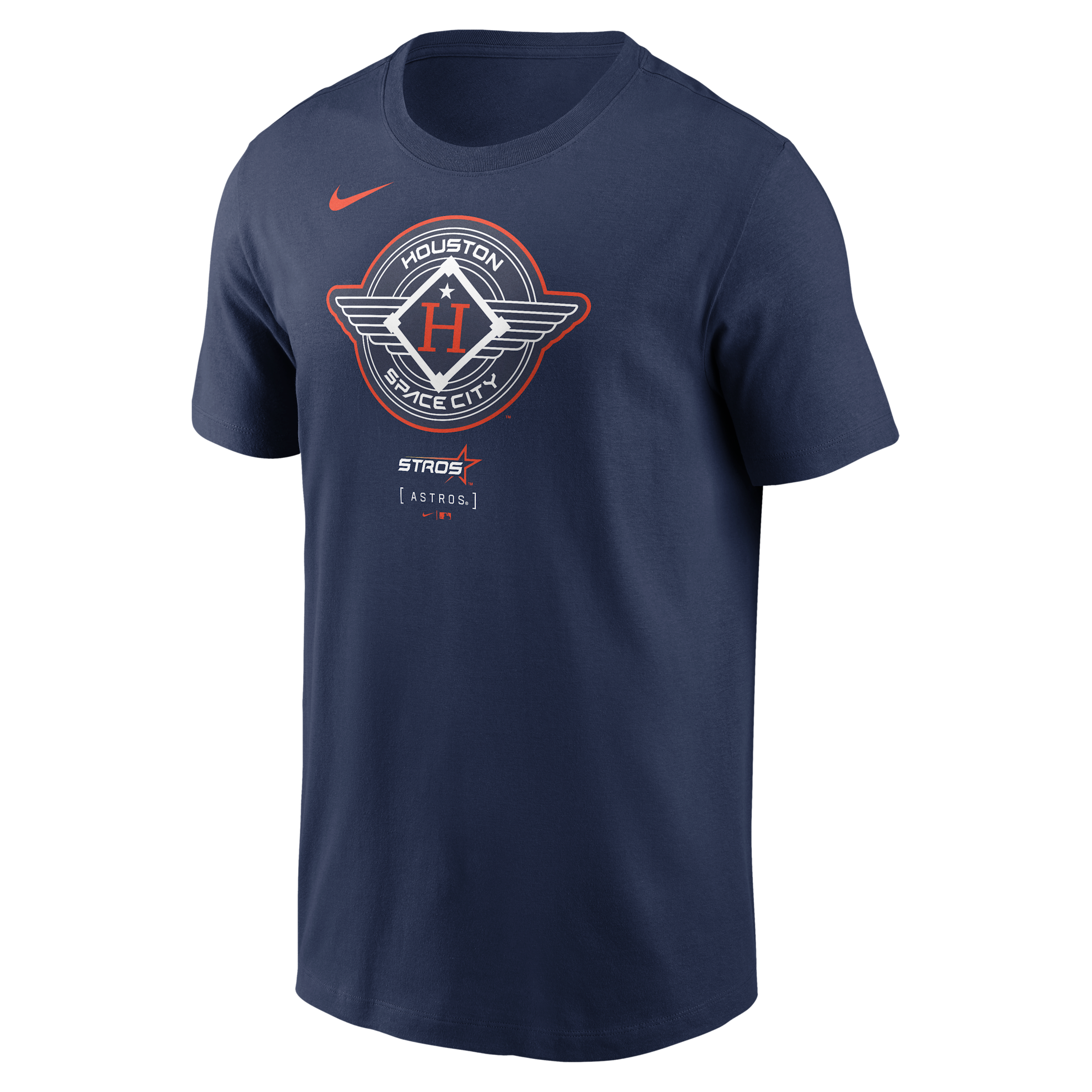 Houston Astros City Connect Large Logo Nike Men's MLB T-Shirt in Blue | N19944BHUS-SCA