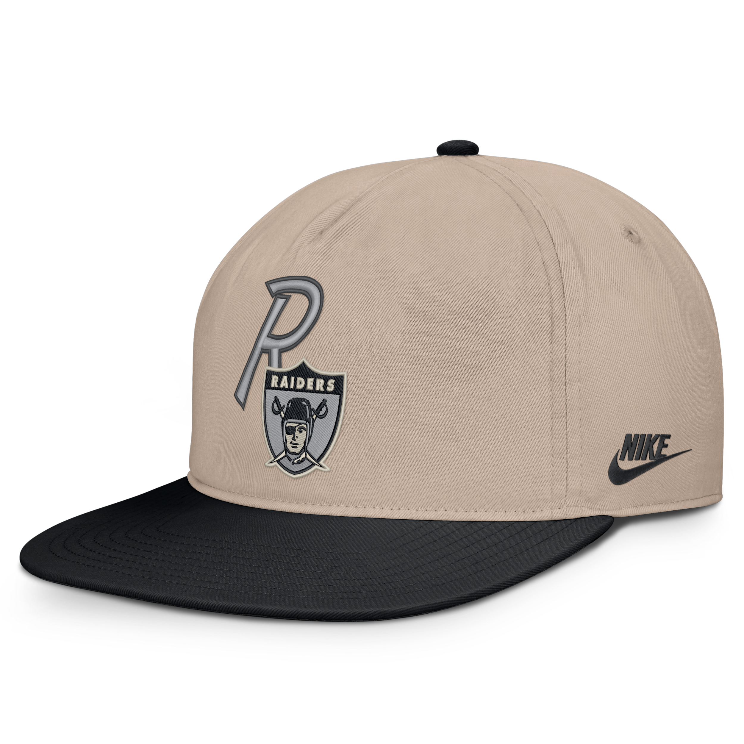 Las Vegas Raiders Rewind Pro Nike Men's NFL Adjustable Hat in Brown | NF570J2R8DV-SF5