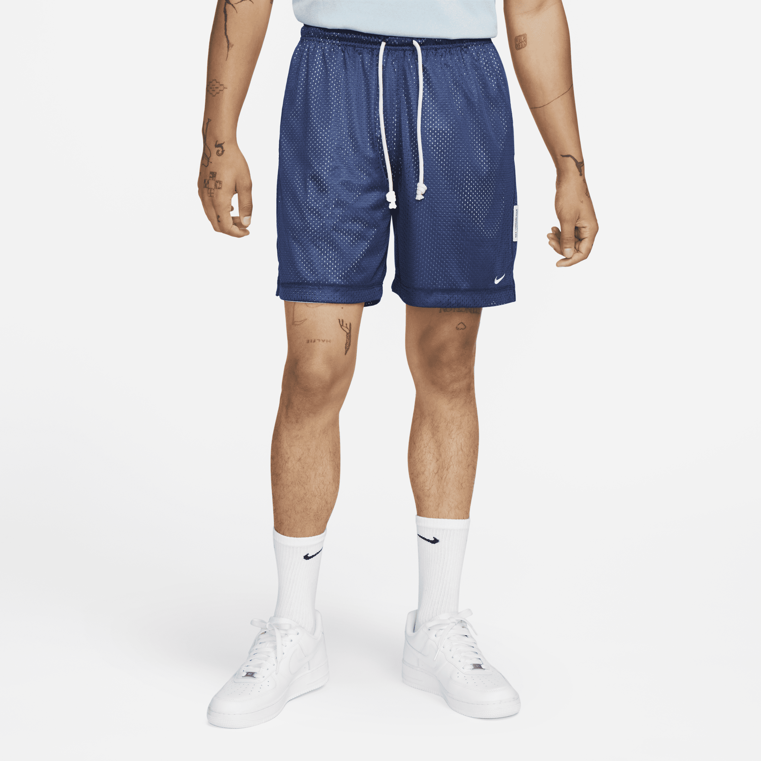 Nike Men's Dri-fit Standard Issue Reversible 6" Basketball Shorts In Blue