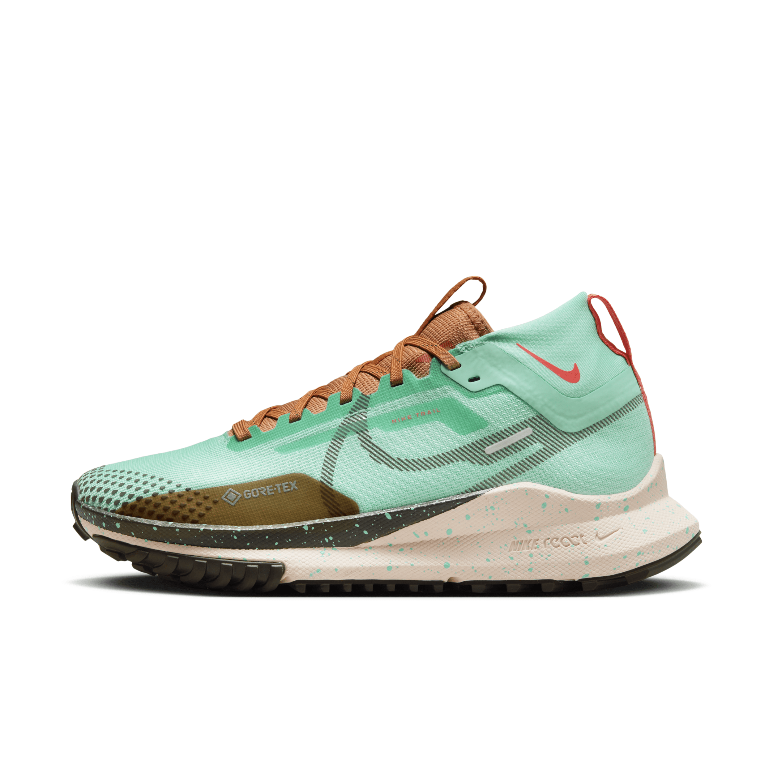 Nike React Pegasus Trail 4 Gore-tex® Waterproof Running Shoe In Green