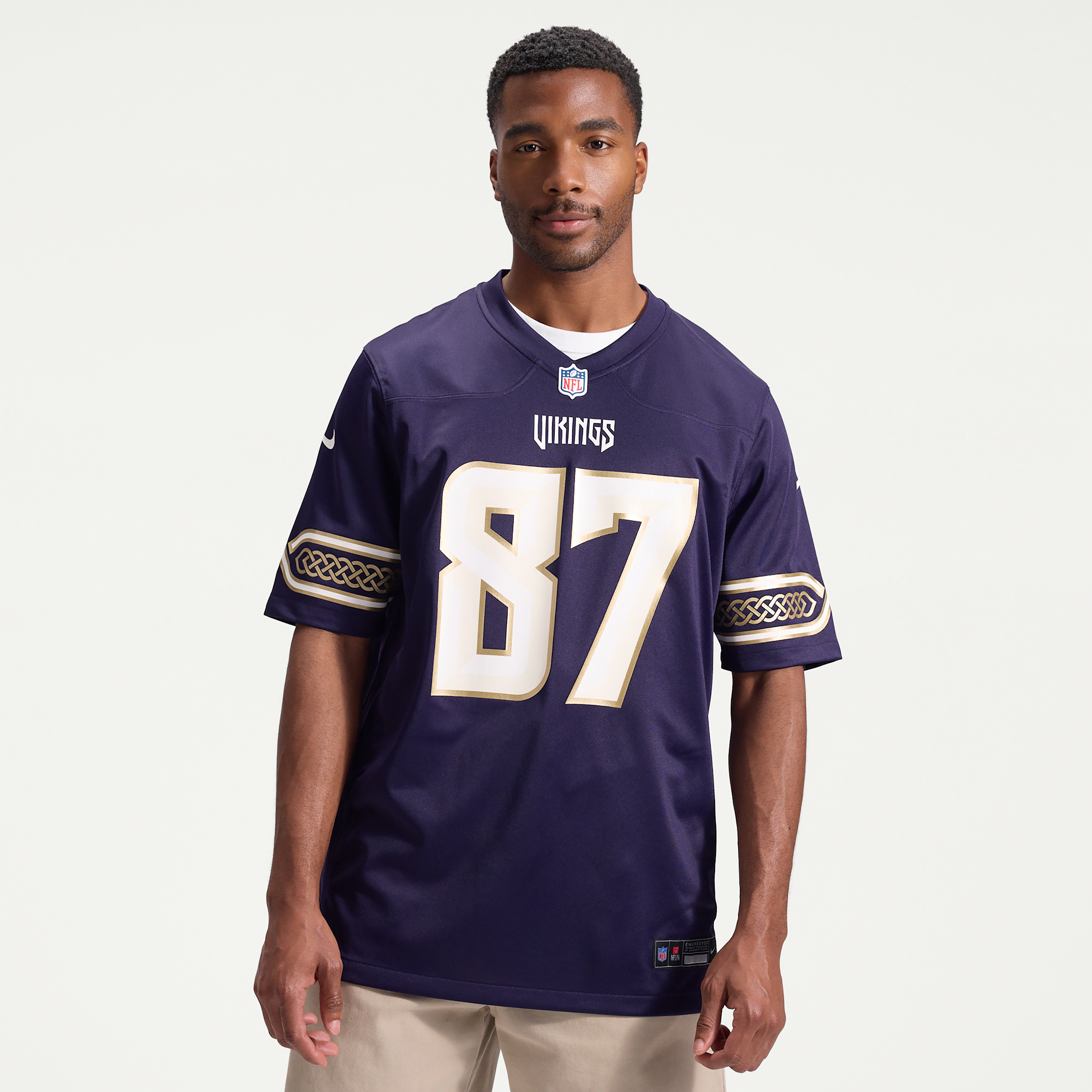 T.J. Hockenson Minnesota Vikings Rivalries Collection Nike Men's NFL Game Jersey in Purple | 67NM0JFK9MF-98R