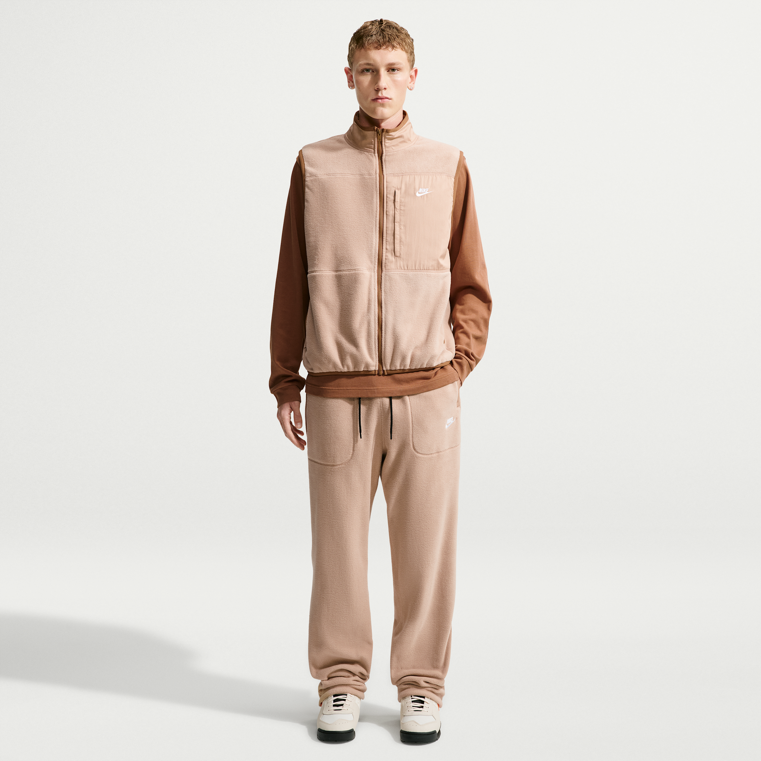 Nike Men's Club Therma-FIT Pants in Brown | IX7026-200