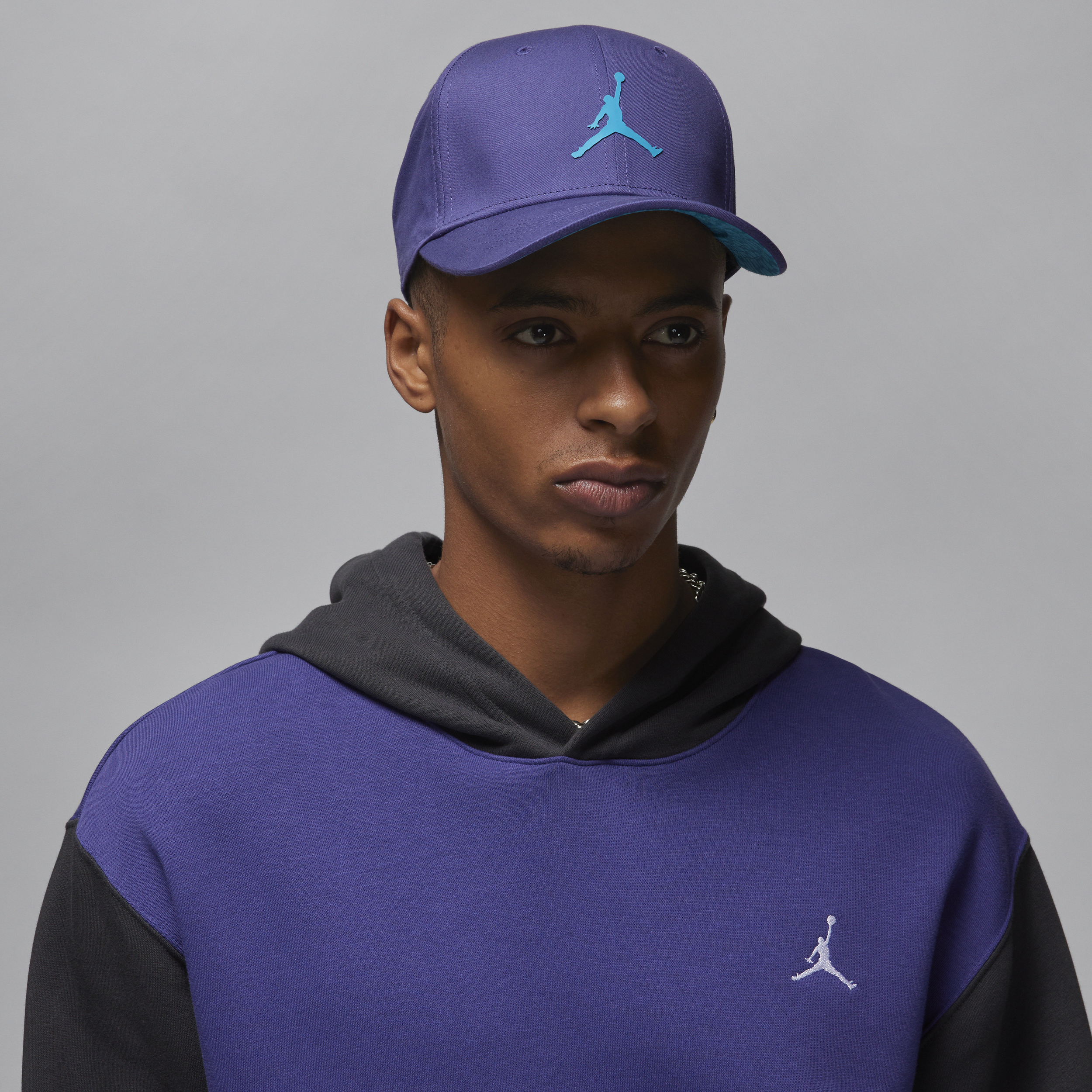 Jordan Golf Rise Cap Adjustable Structured Hat In Purple