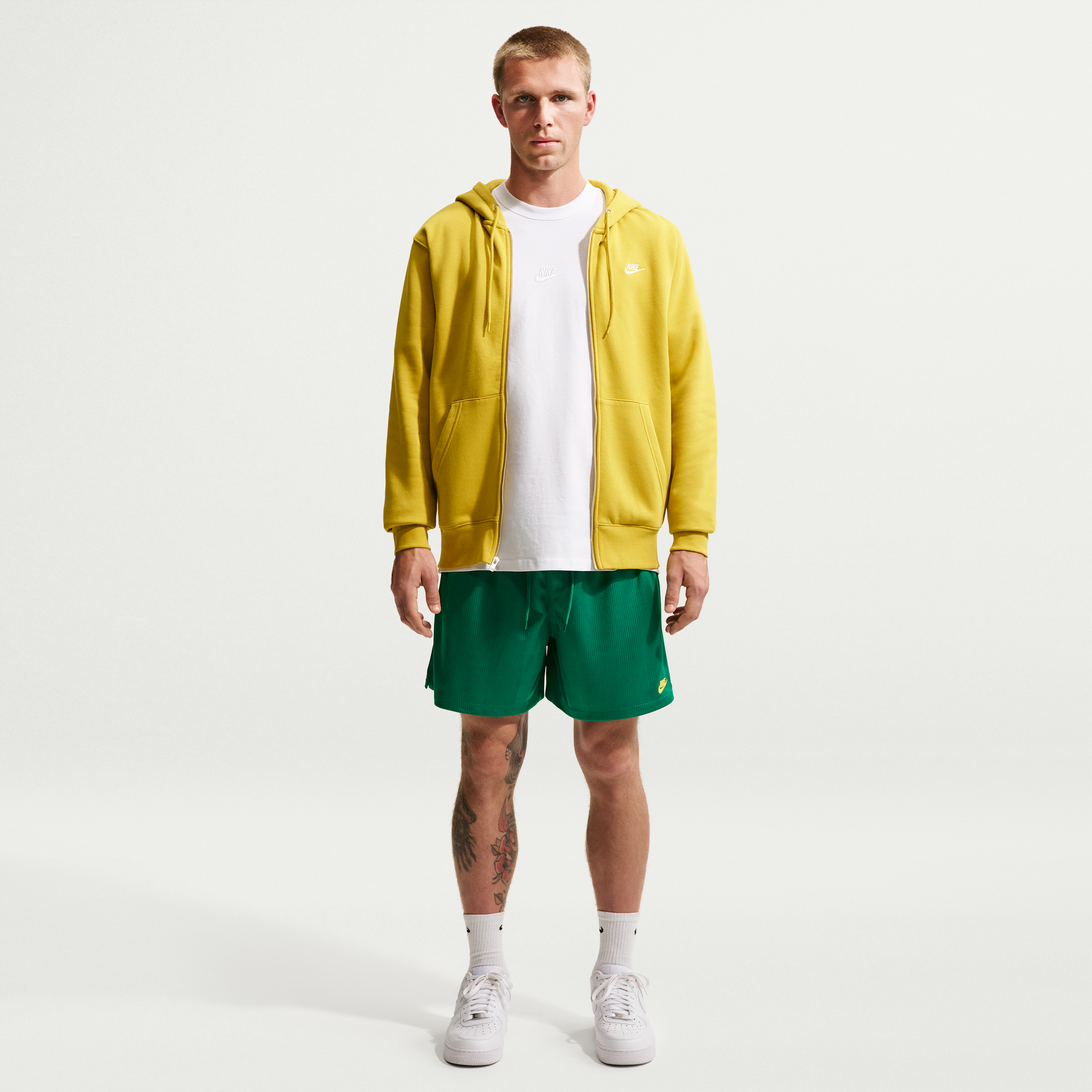 Nike Men's Club Flow Embossed Soccer Shorts, Medium, Malachite