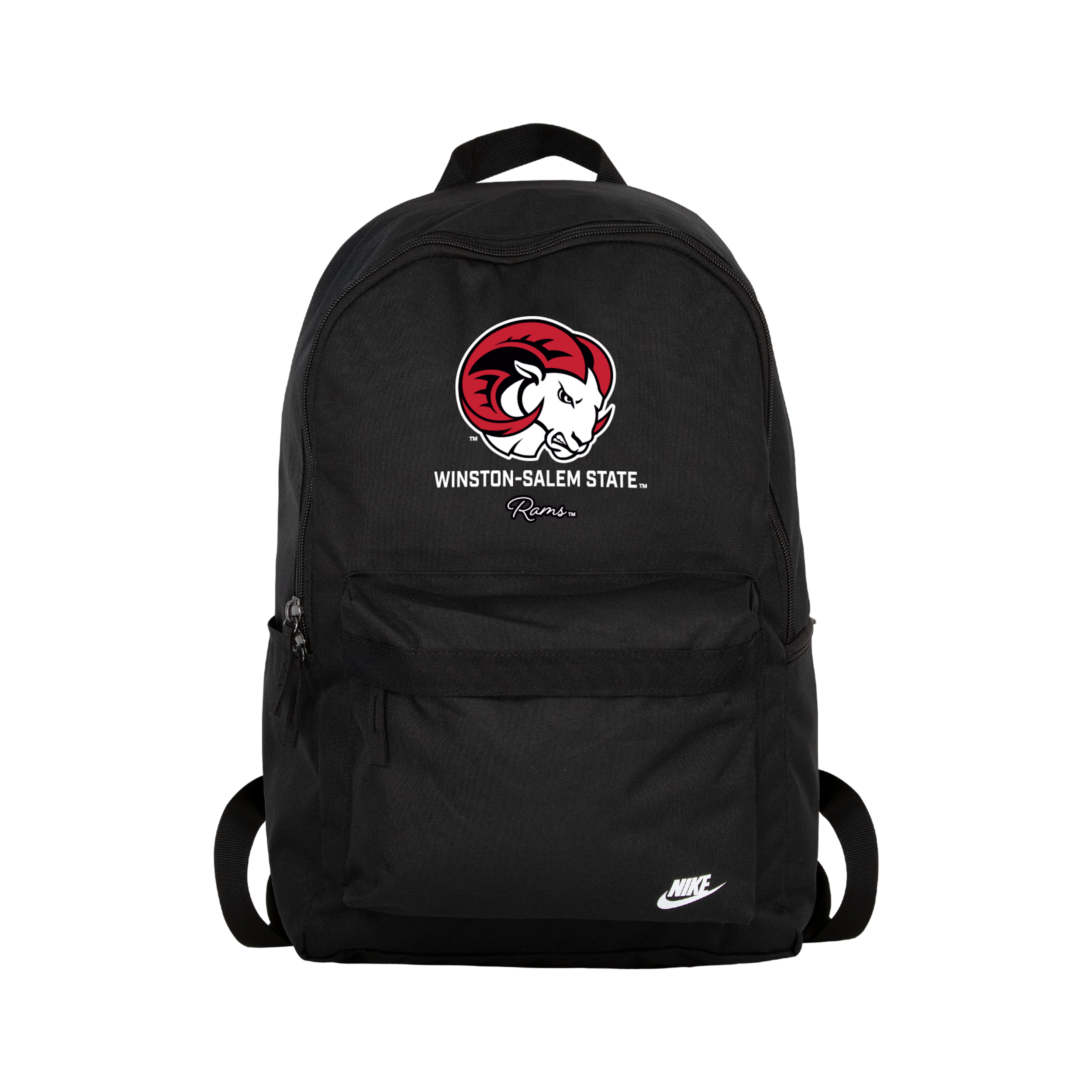 Nike Unisex College Heritage (winston-salem State University) Backpack (25l) In Black