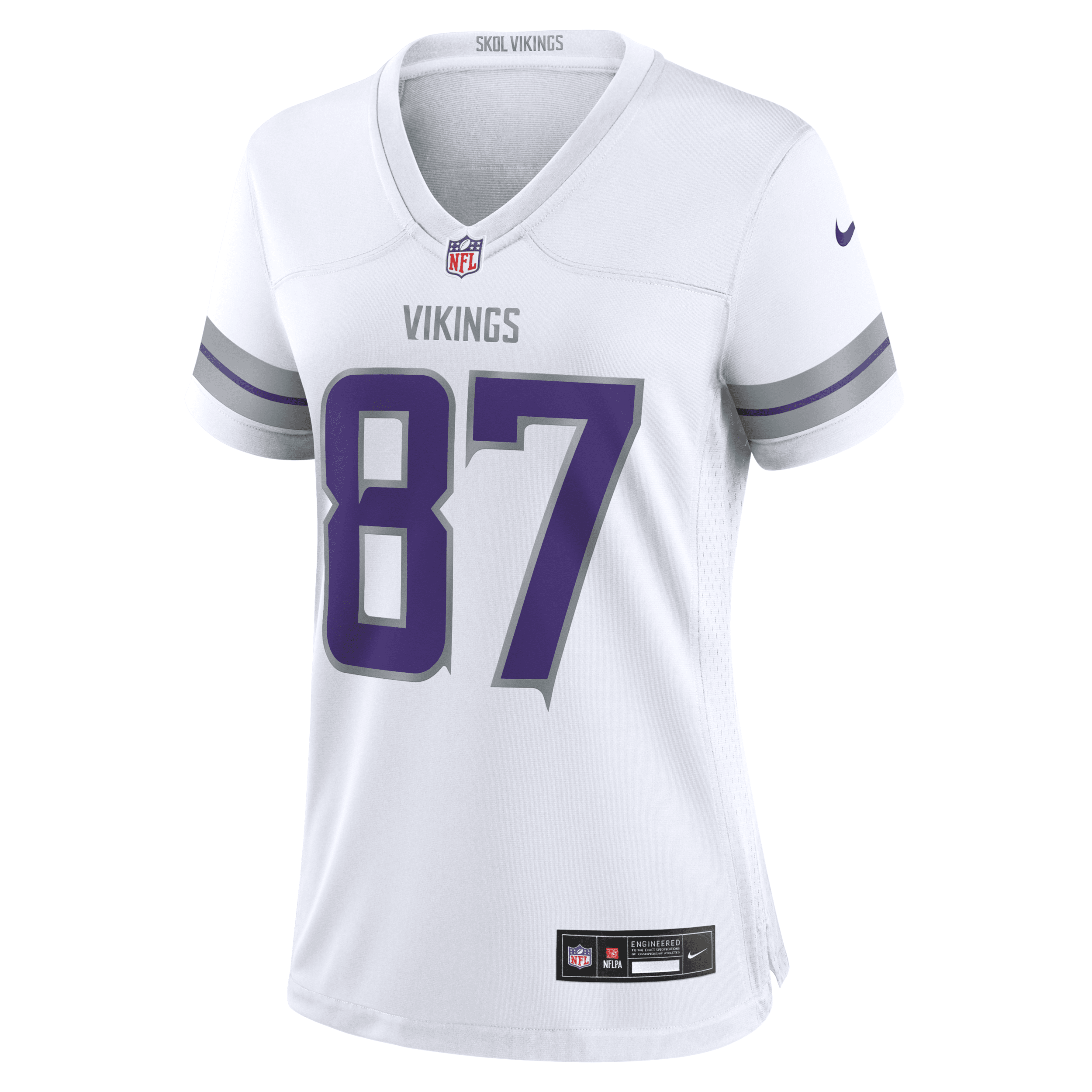 Nike T.j. Hockenson Minnesota Vikings  Women's Nfl Game Football Jersey In White