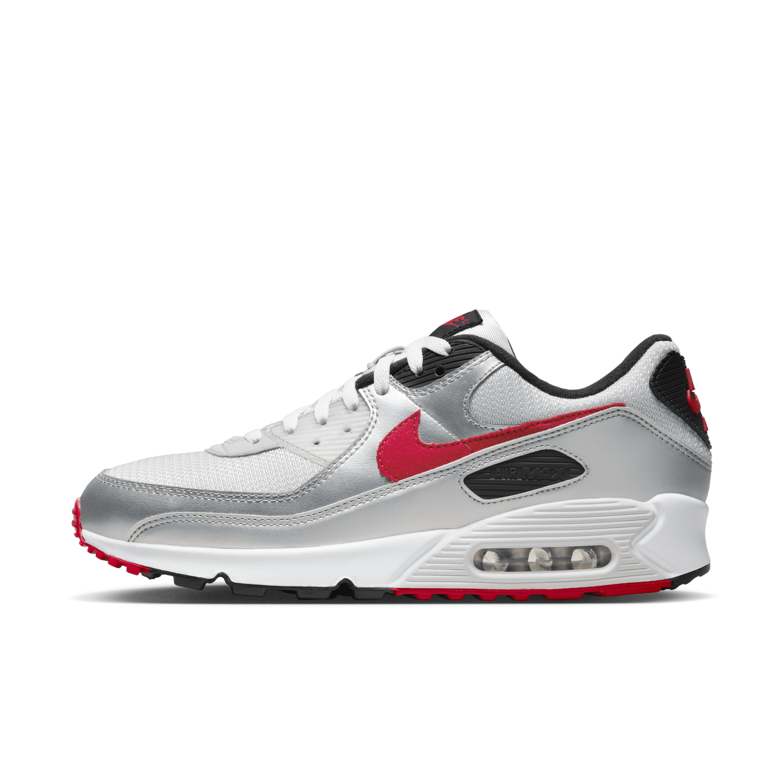 Nike Air Max Leather Sneaker In Grey