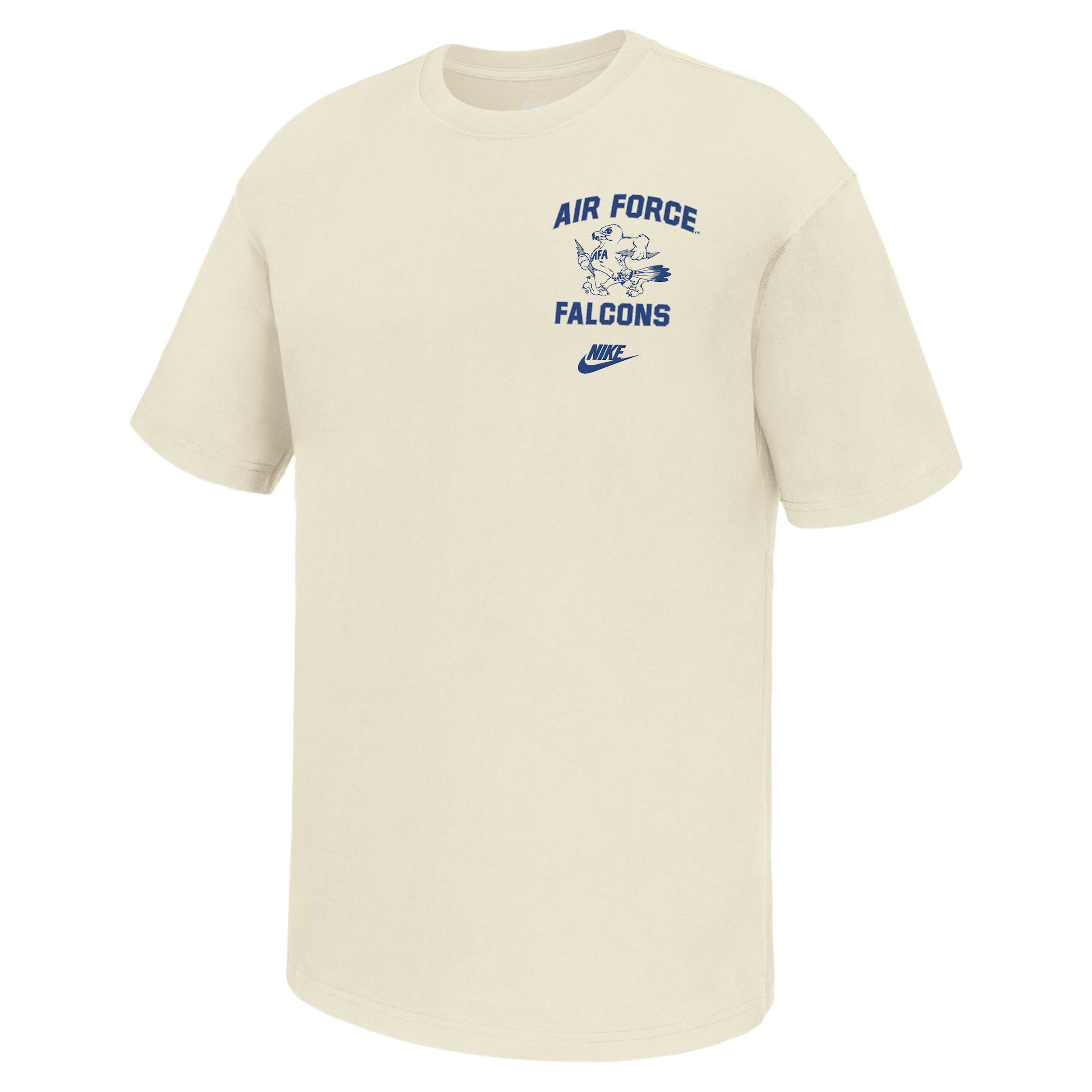 Air Force Falcons Nike Men's Football T-Shirt in White | M11766P395USAA-SAI