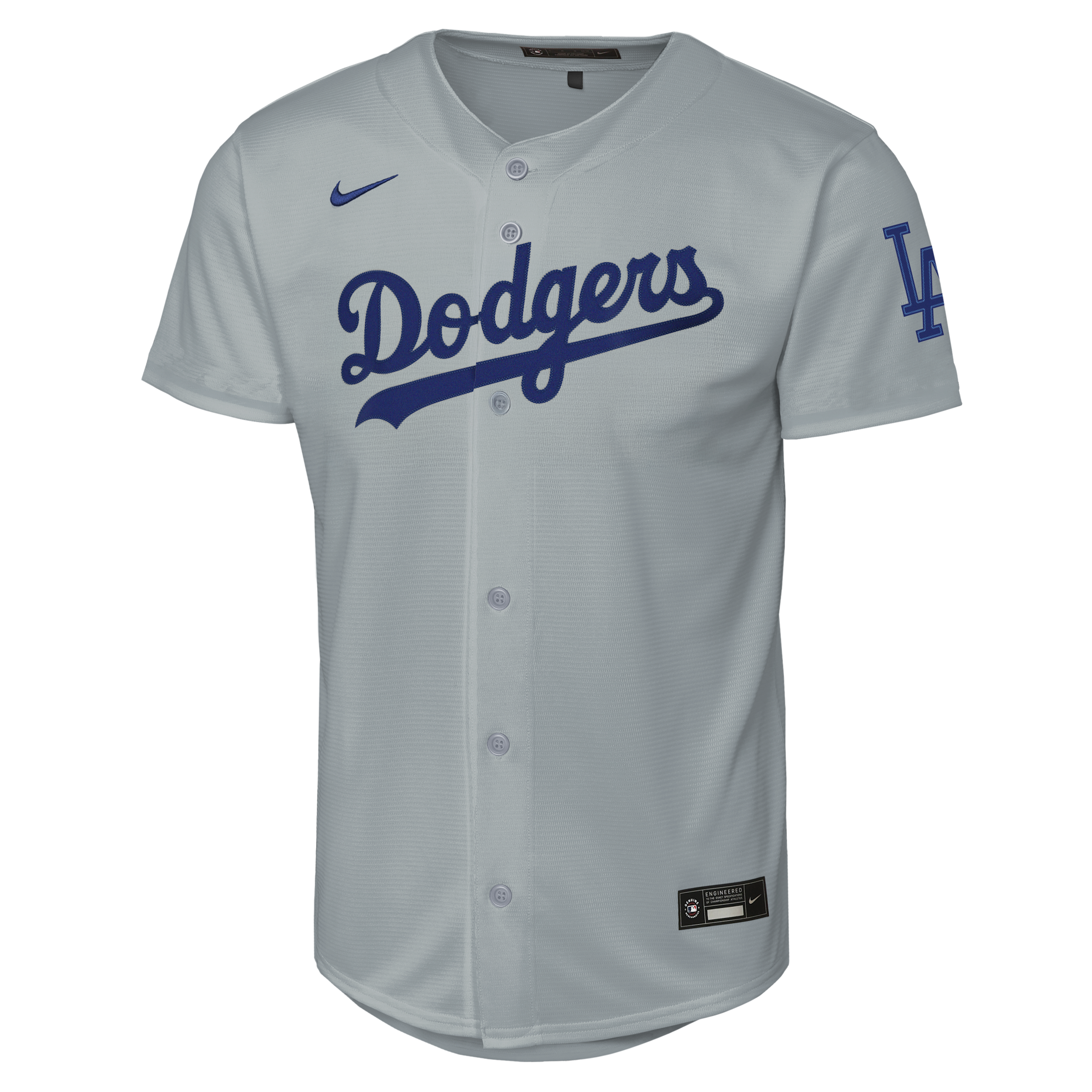 Los Angeles Dodgers Big Kids' Nike MLB Stadium Home Jersey in Grey | B7HA1B00LAD-NKU