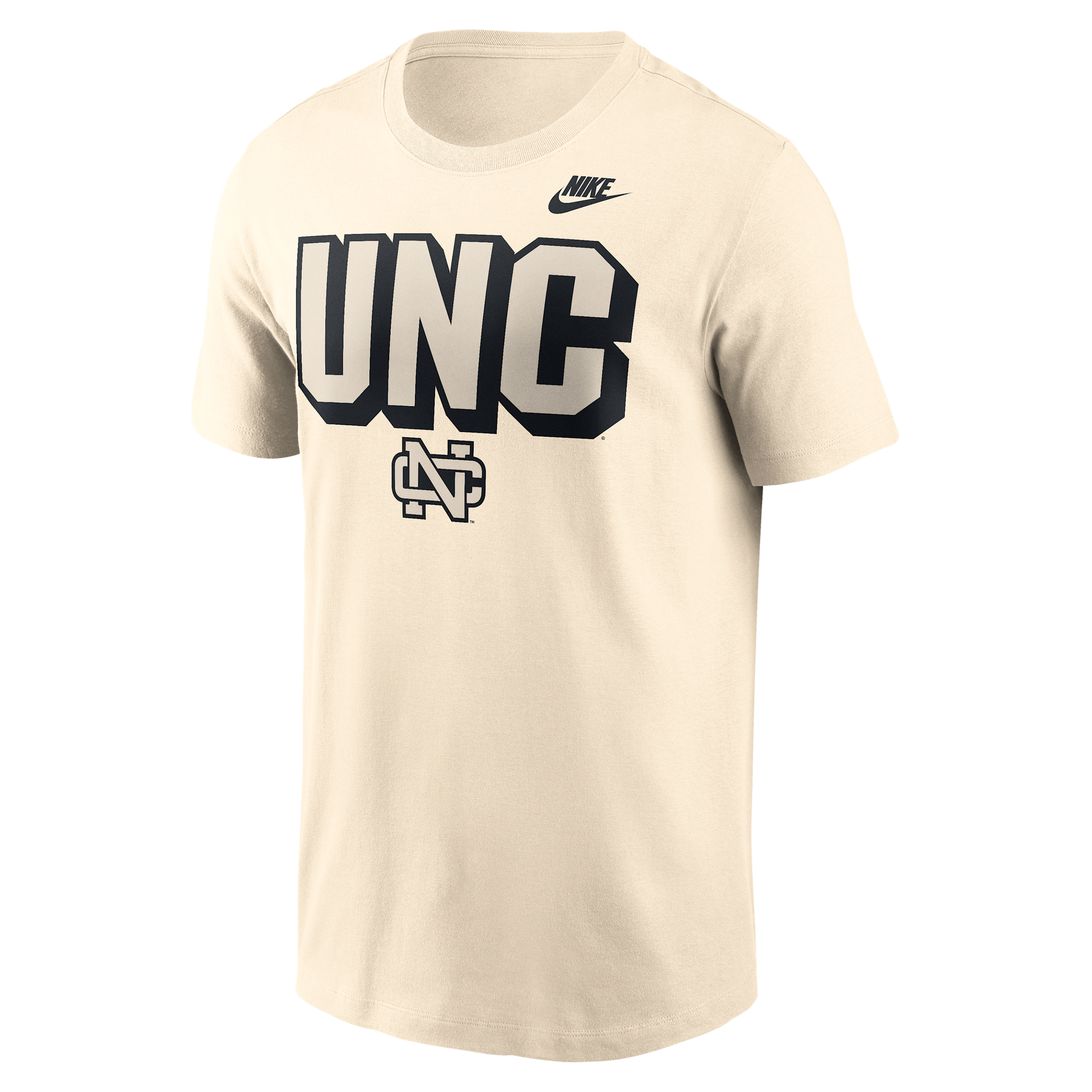 Nike Natural North Carolina Tar Heels Bold Fashion T-shirt In Neutral