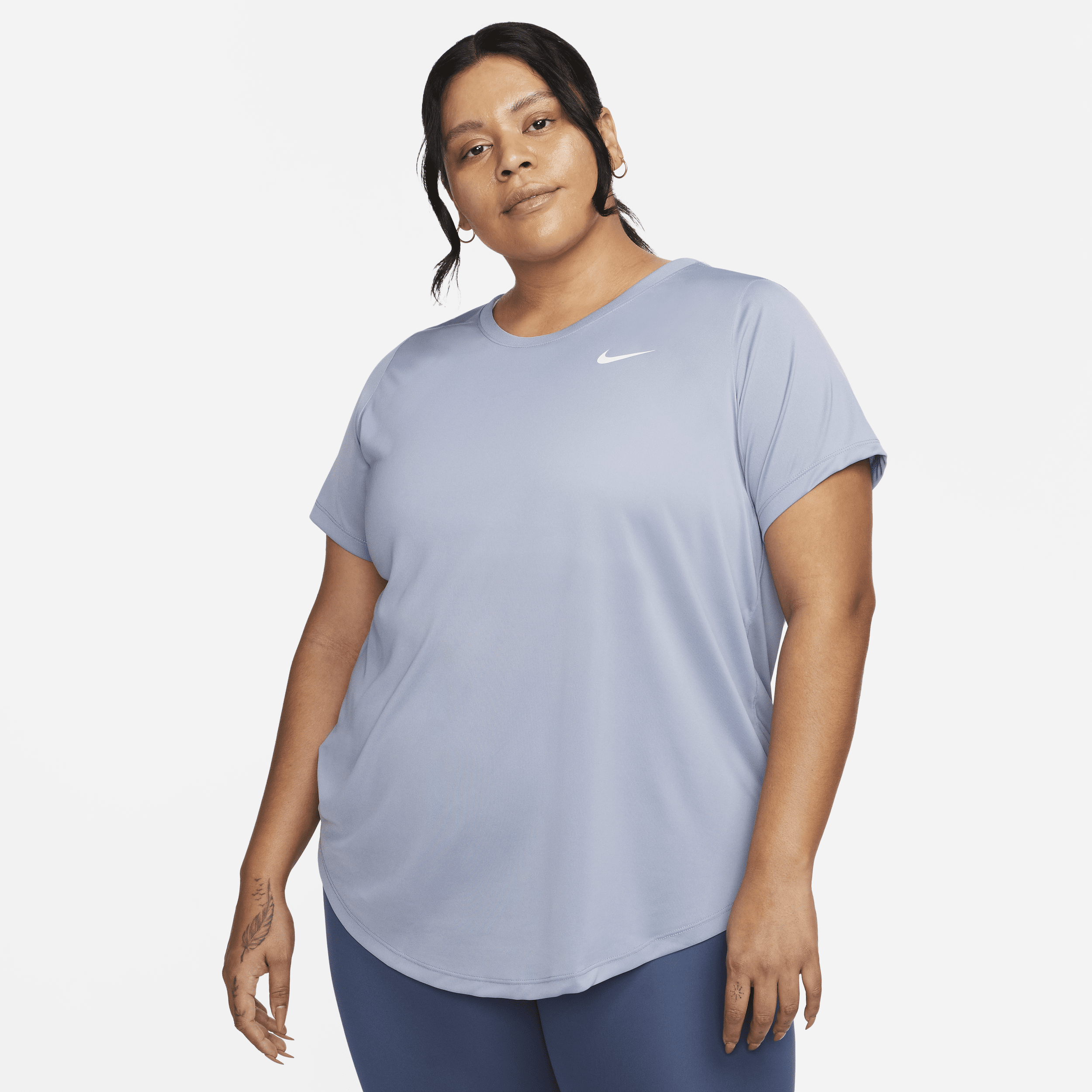 Nike Women's Dri-fit T-shirt (plus Size) In Purple