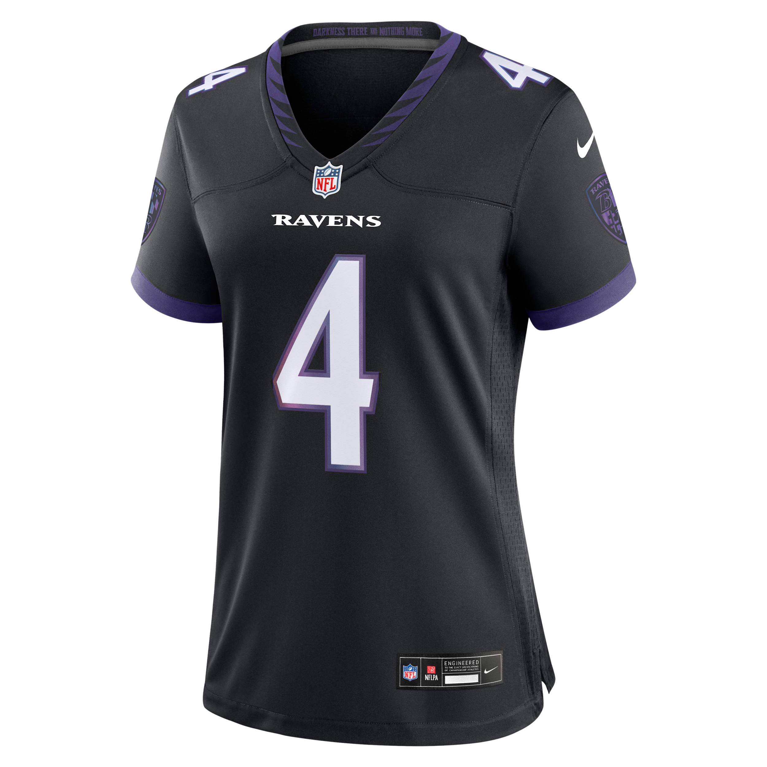 Zay Flowers Baltimore Ravens Nike Women's NFL Game Jersey in Black | 67NW0FDJ8GF-00P
