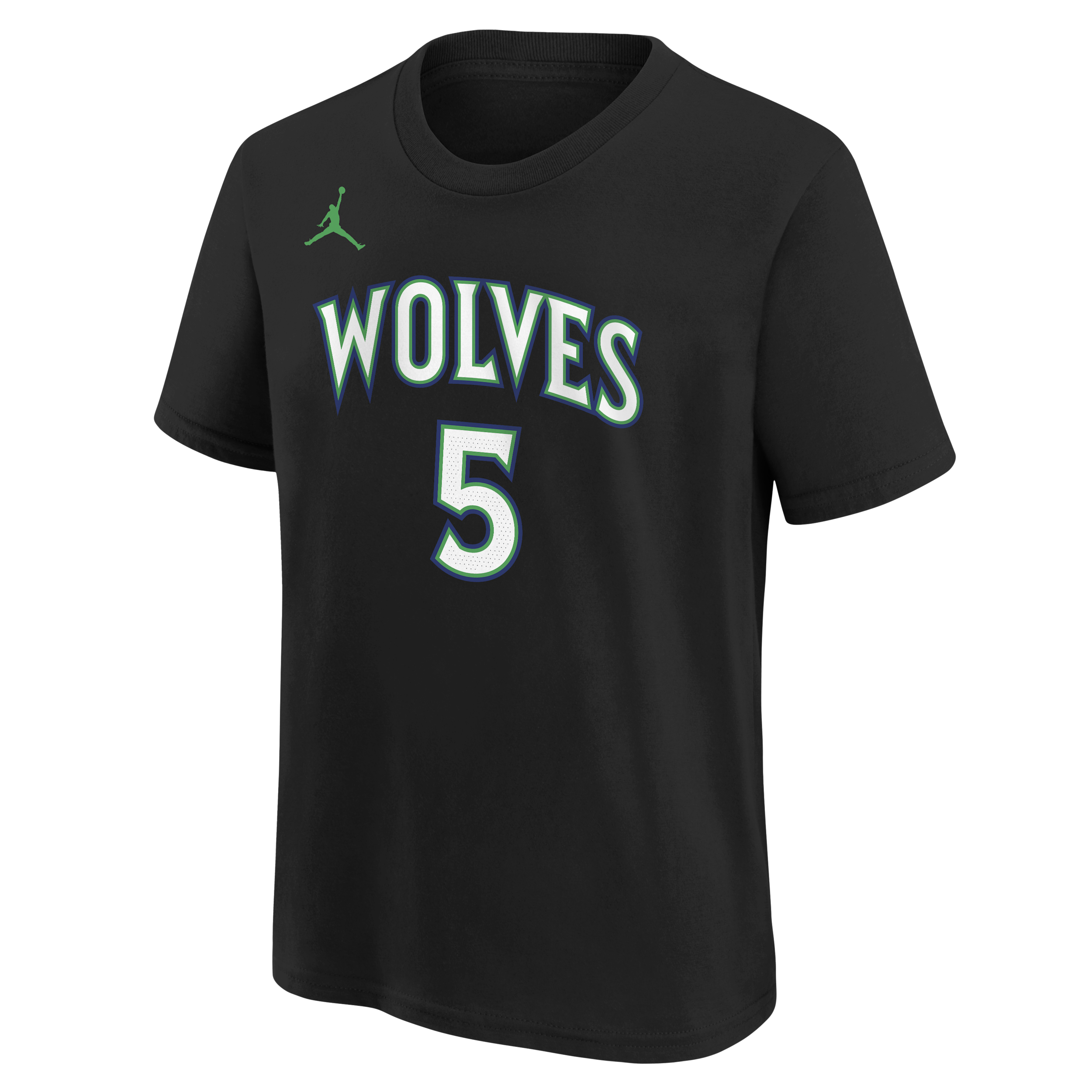 Nike Anthony Edwards Minnesota Timberwolves Statement Edition Big Kids' NBA T-Shirt in Black | 7HDC4F26TIM05-NAW