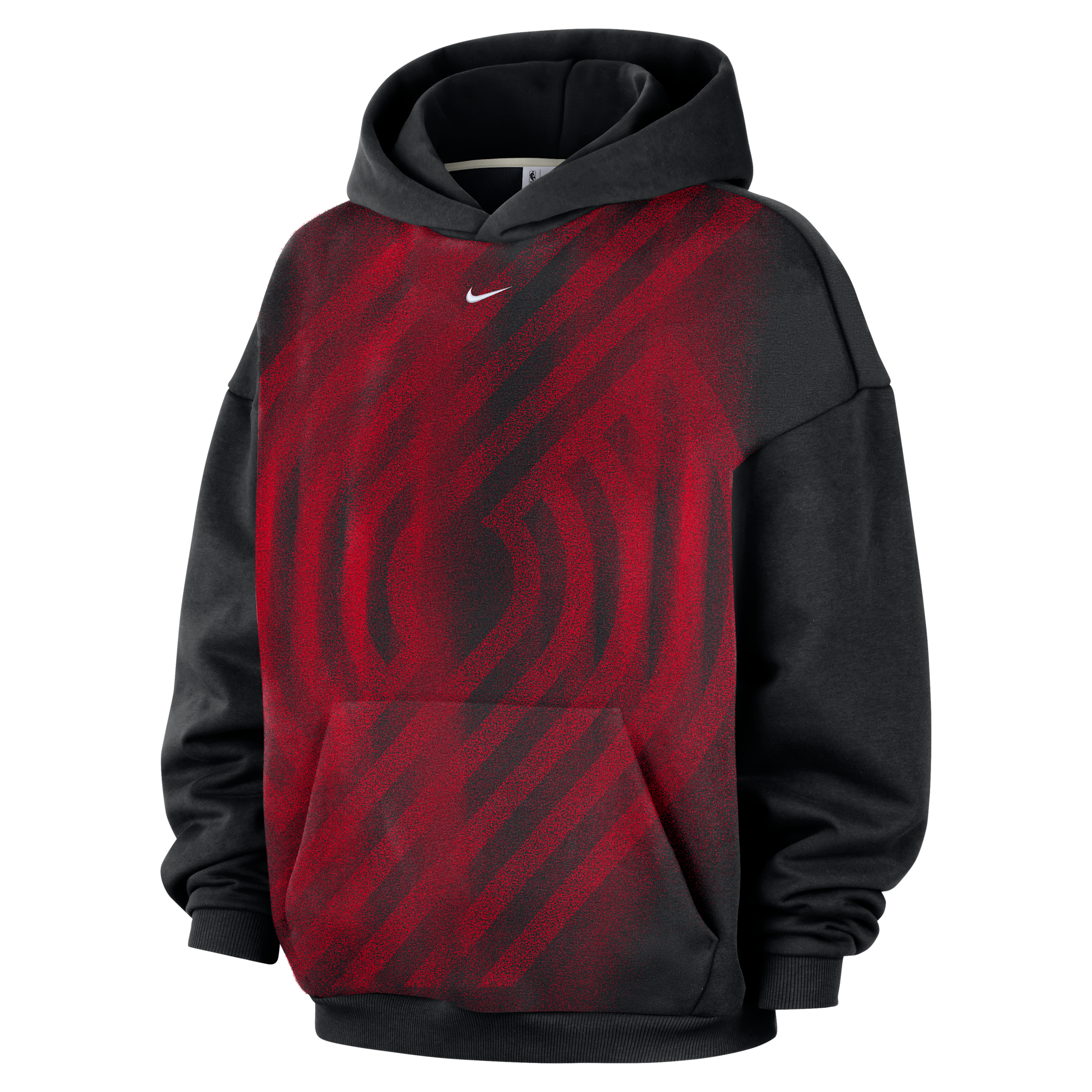 Portland Trail Blazers Standard Issue Nike Men's NBA Fleece Basketball Hoodie in Black | IQ2589-010