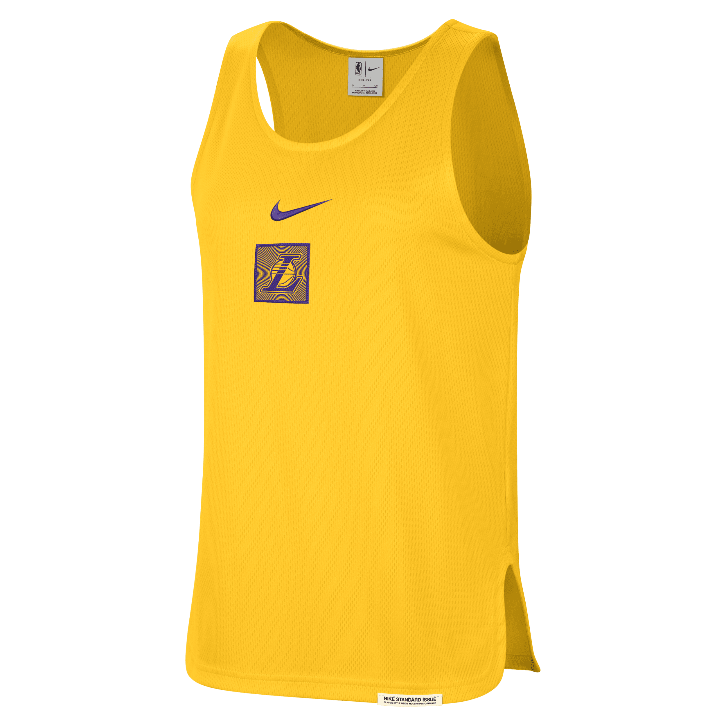 Nike Los Angeles Lakers Standard Issue  Women's Dri-fit Nba Jersey In Yellow