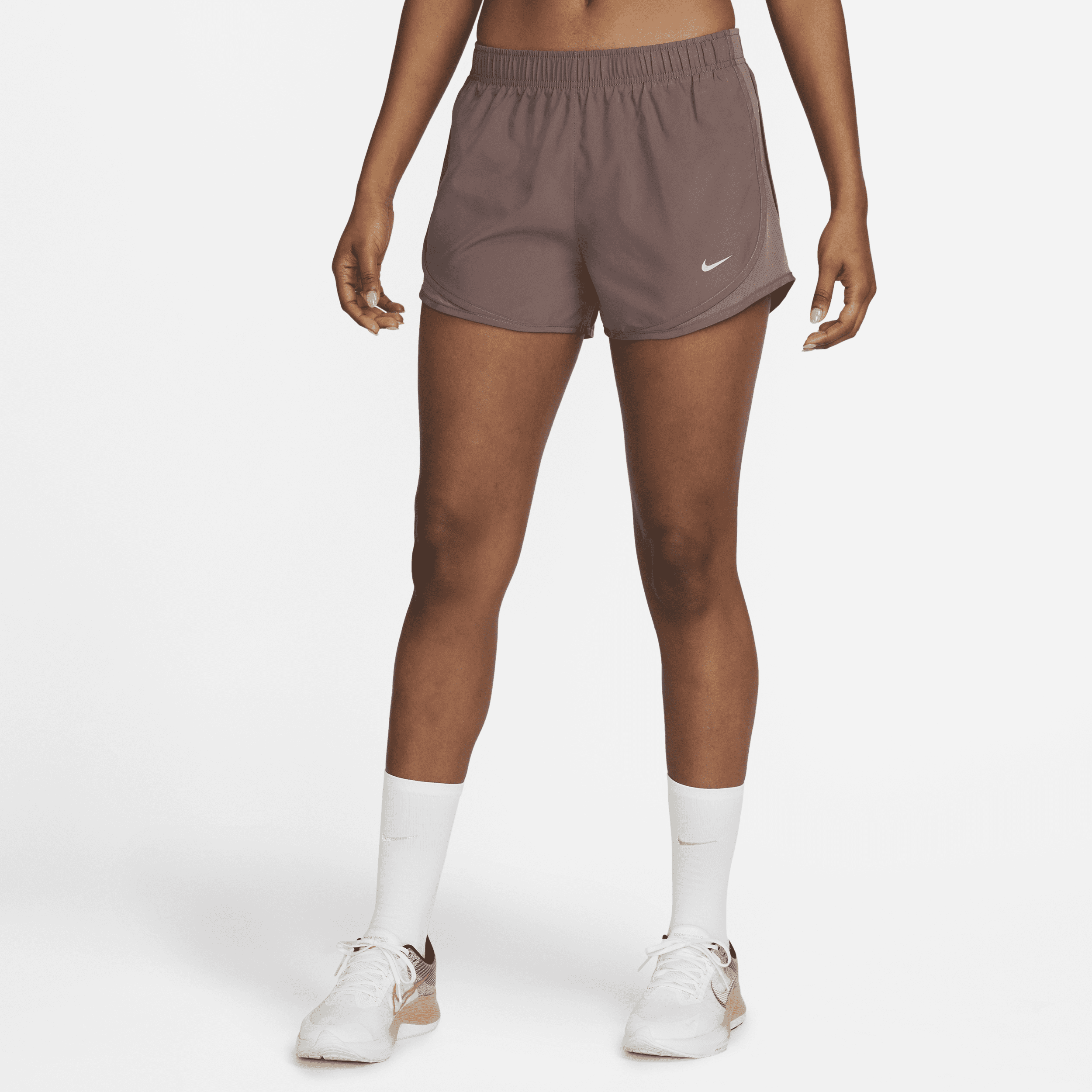 Nike Women's Tempo Brief-lined Running Shorts In Brown