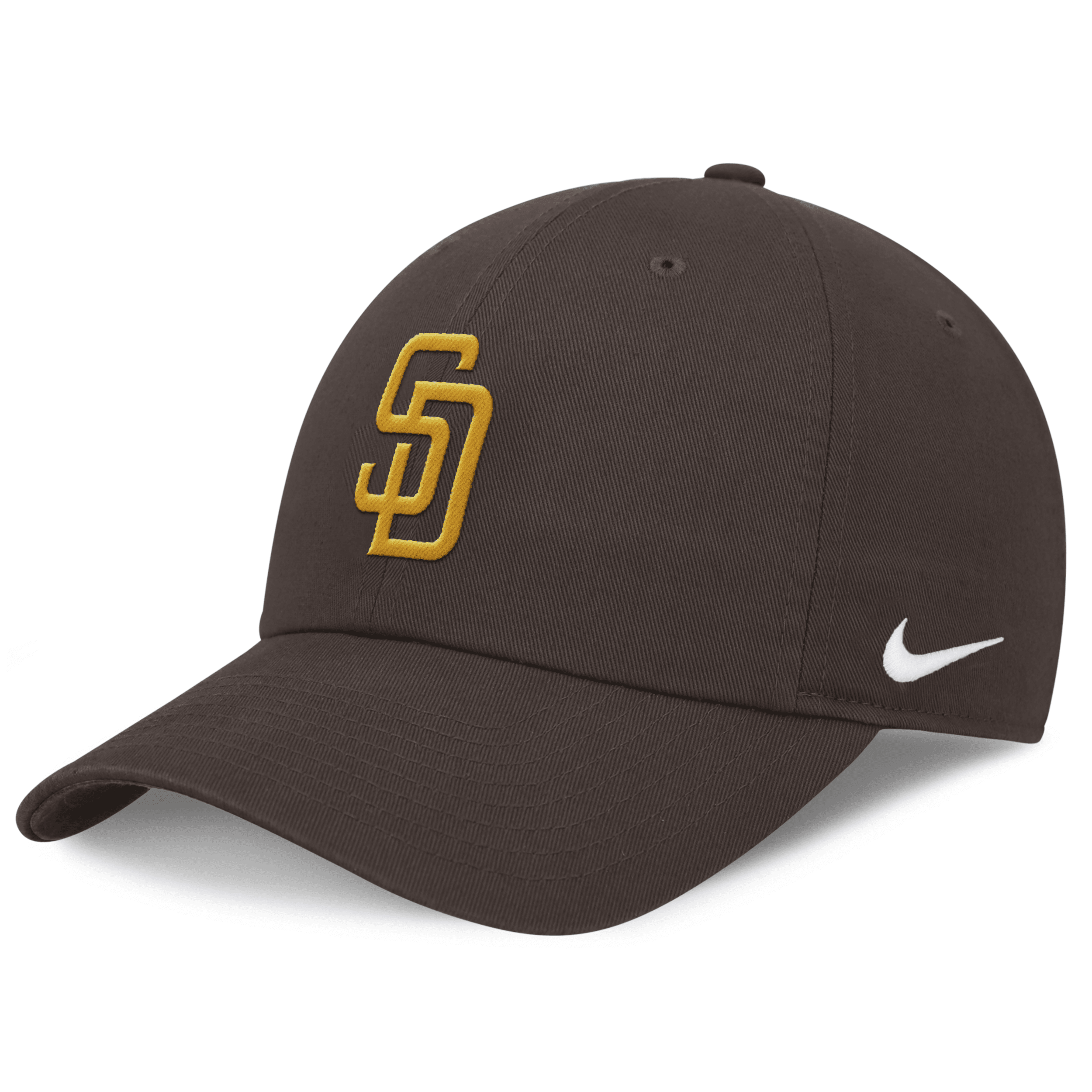 Nike Brown San Diego Padres Evergreen Club Adjustable Hat In Brown