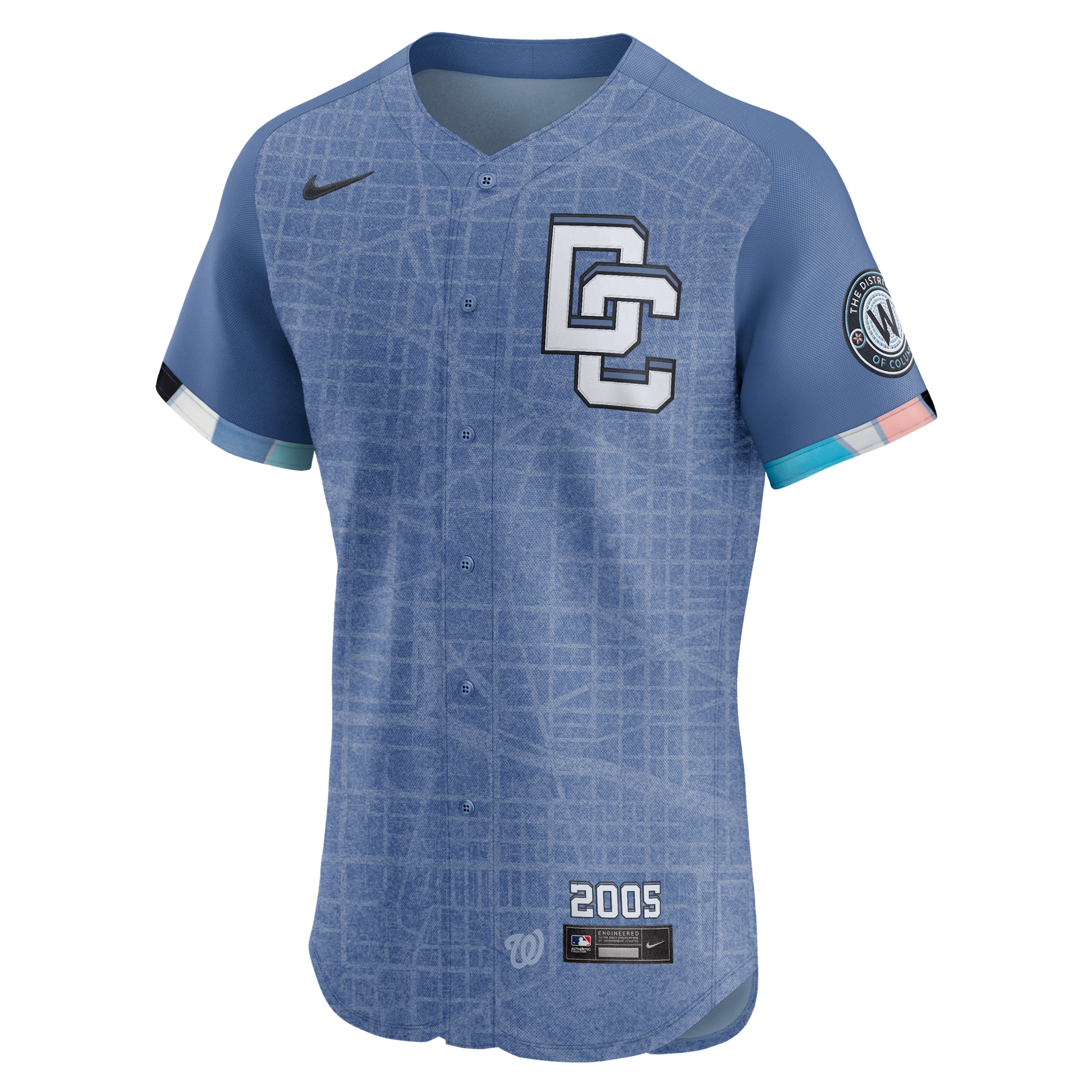 Dylan Crews Washington Nationals City Connect Nike Men's Dri-FIT ADV MLB Elite Jersey in Blue | 9B100CF3WT9-XEV