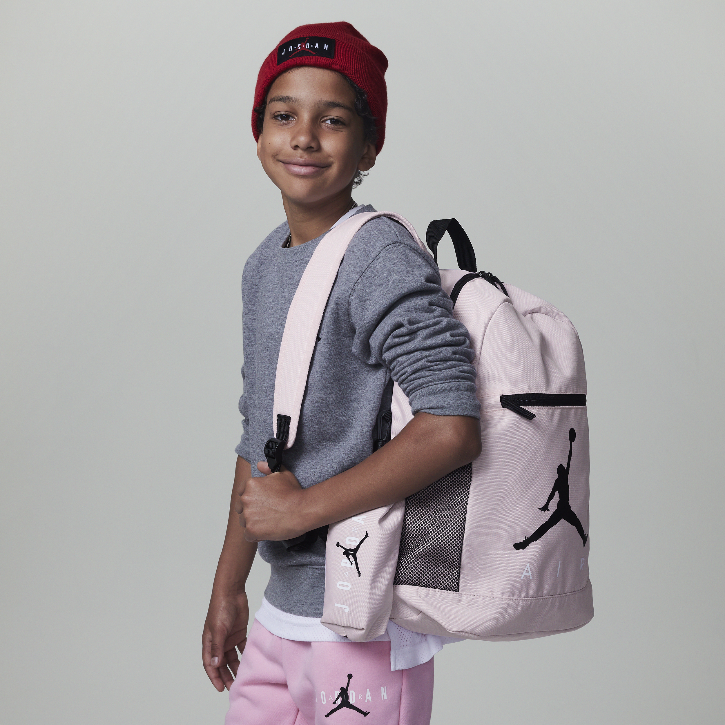 Jordan Air School Big Kids' Backpack (17l) In Pink