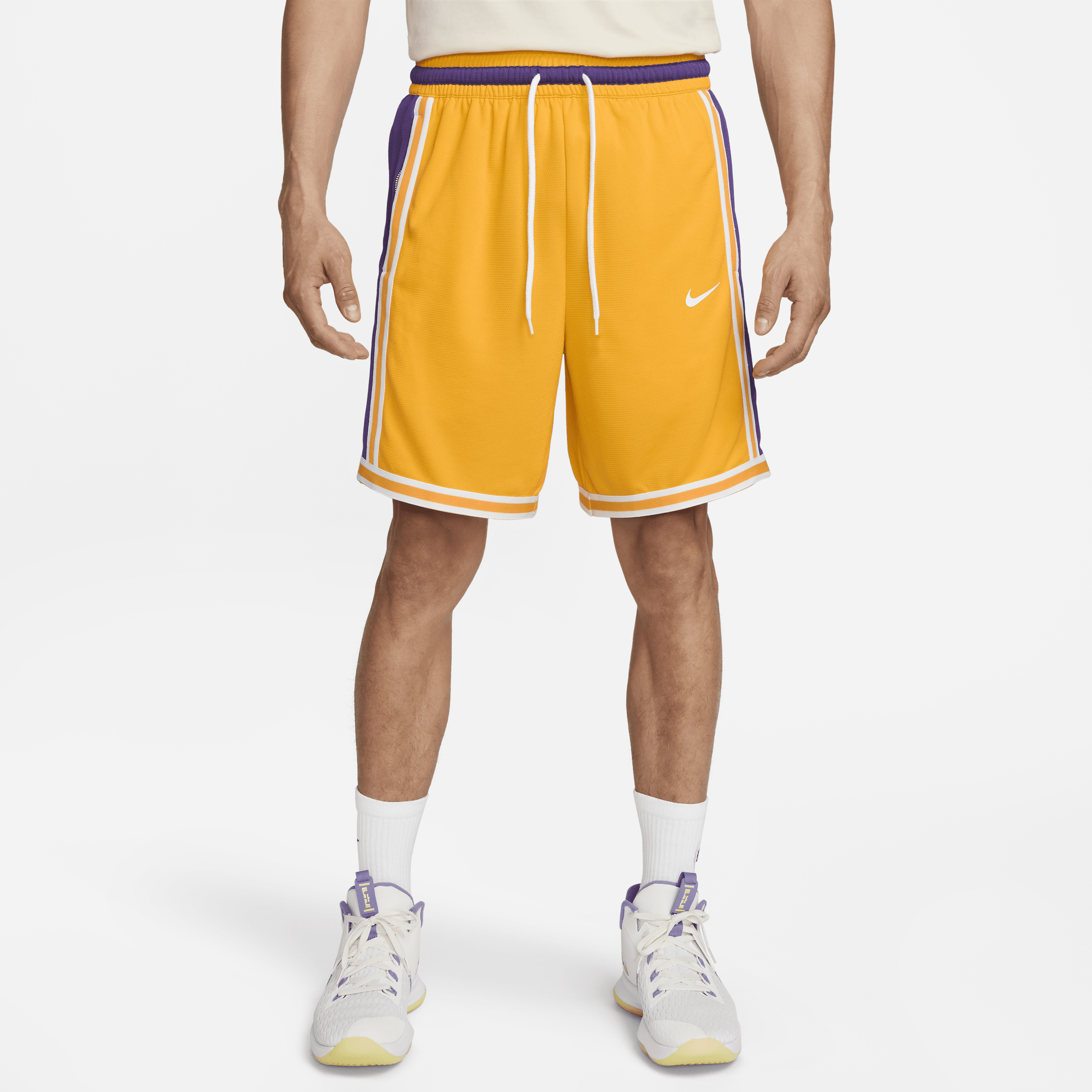 Nike Men's Dri-fit Dna+ Basketball Shorts In Yellow