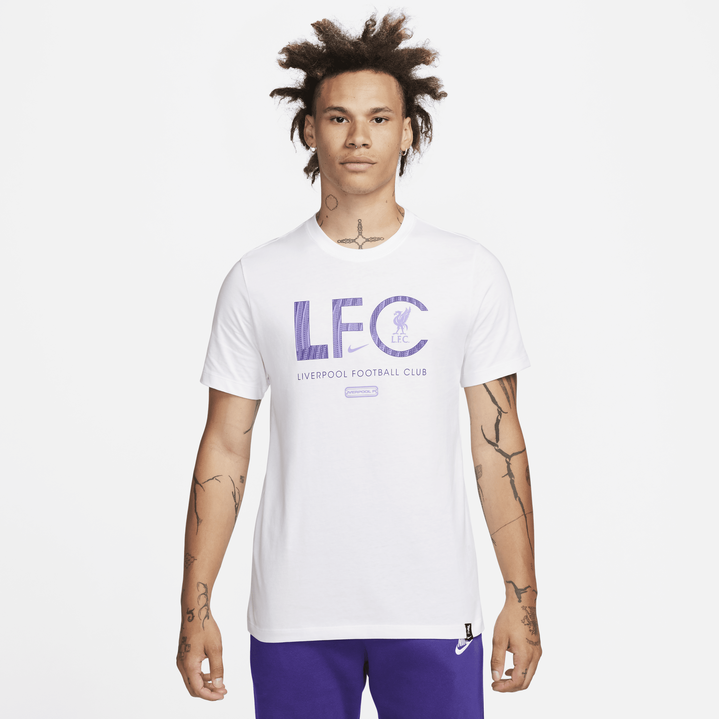 Shop Nike Liverpool Fc Mercurial  Men's Soccer T-shirt In White