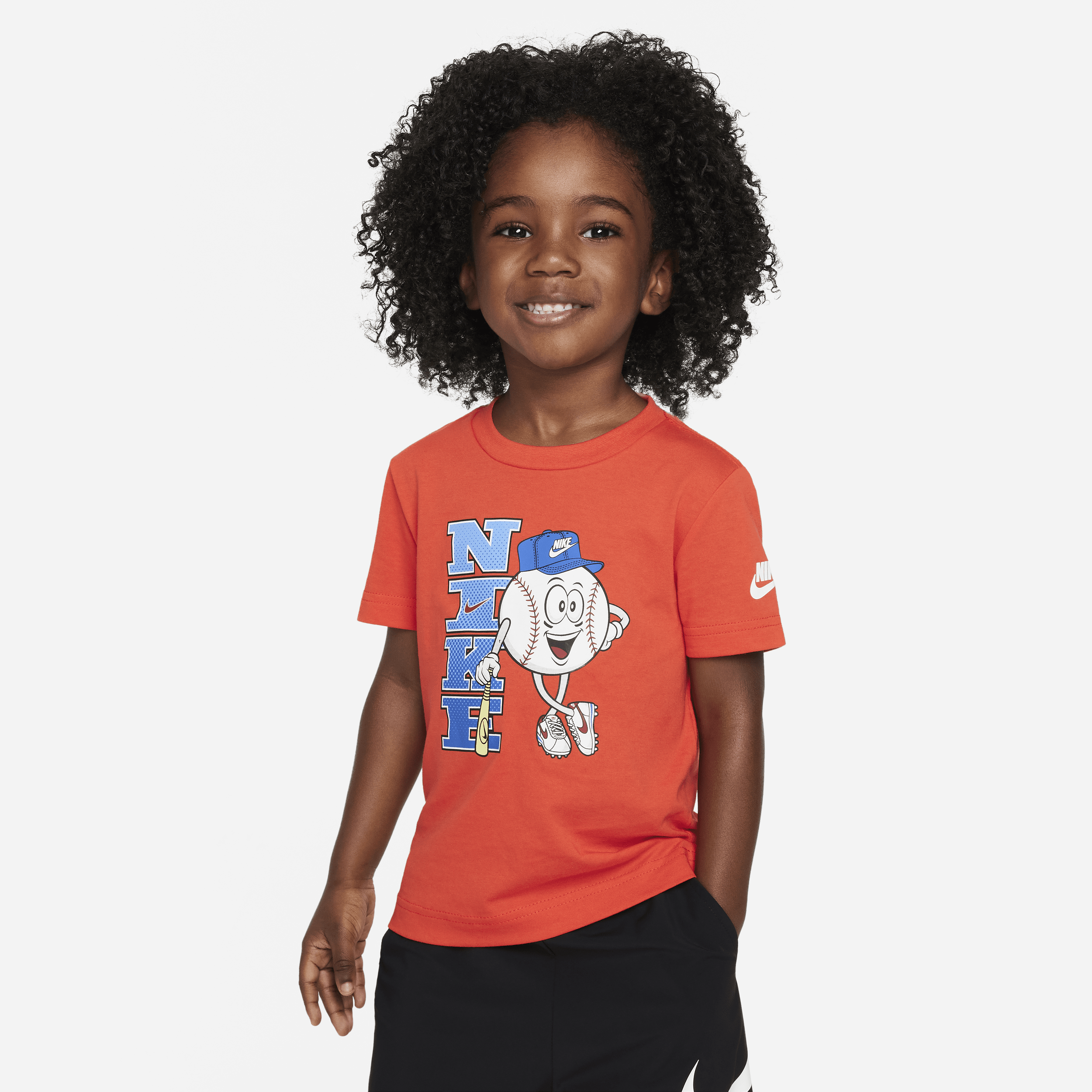 Shop Nike Toddler Graphic T-shirt In Red