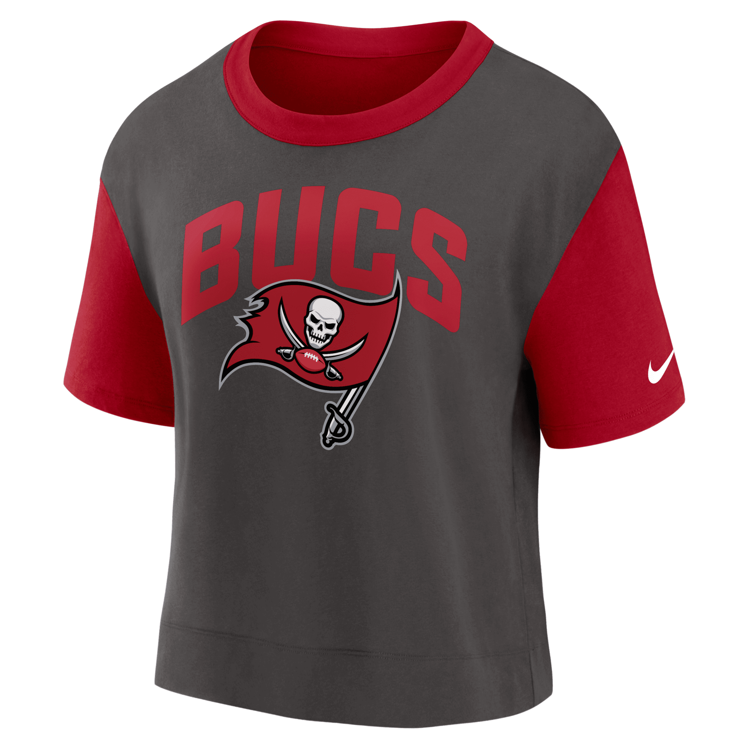 Nike Women's Fashion (nfl Tampa Bay Buccaneers) High-hip T-shirt In Red